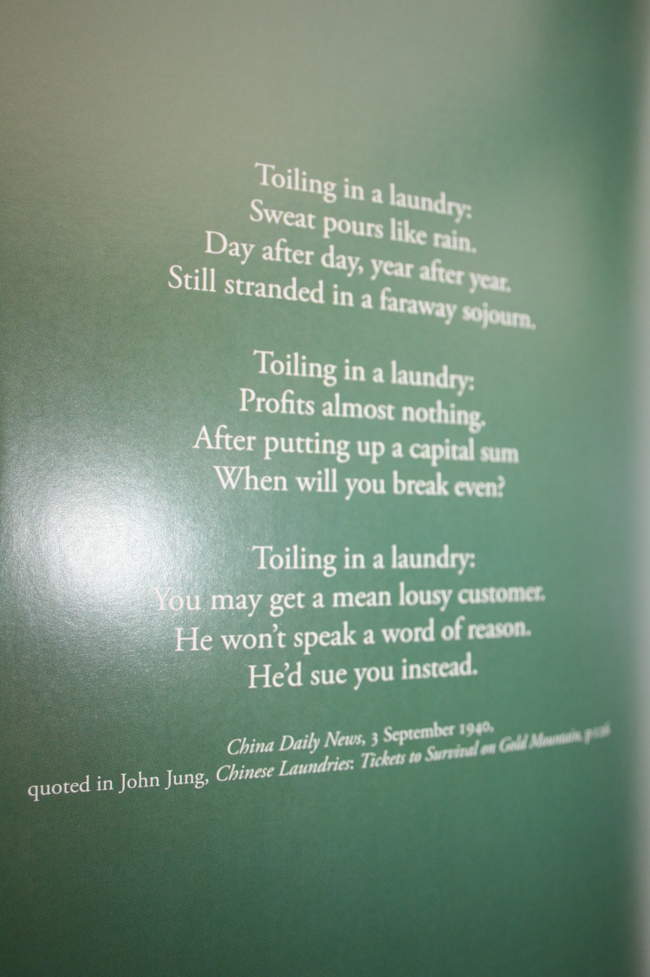 Starch Work Done by Experts: Chinese Laundries in Aotearoa New Zealand by Joanna Boileau. VERY SCARCE.