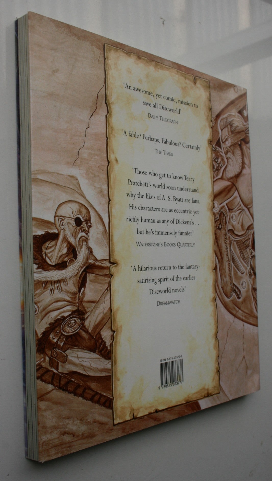 The Last Hero By Terry Pratchett, illustrated by Paul Kidby.