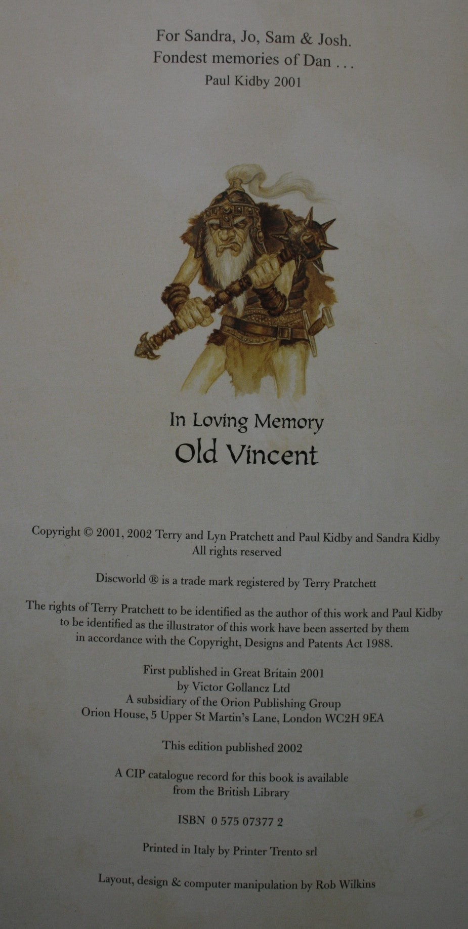 The Last Hero By Terry Pratchett, illustrated by Paul Kidby.