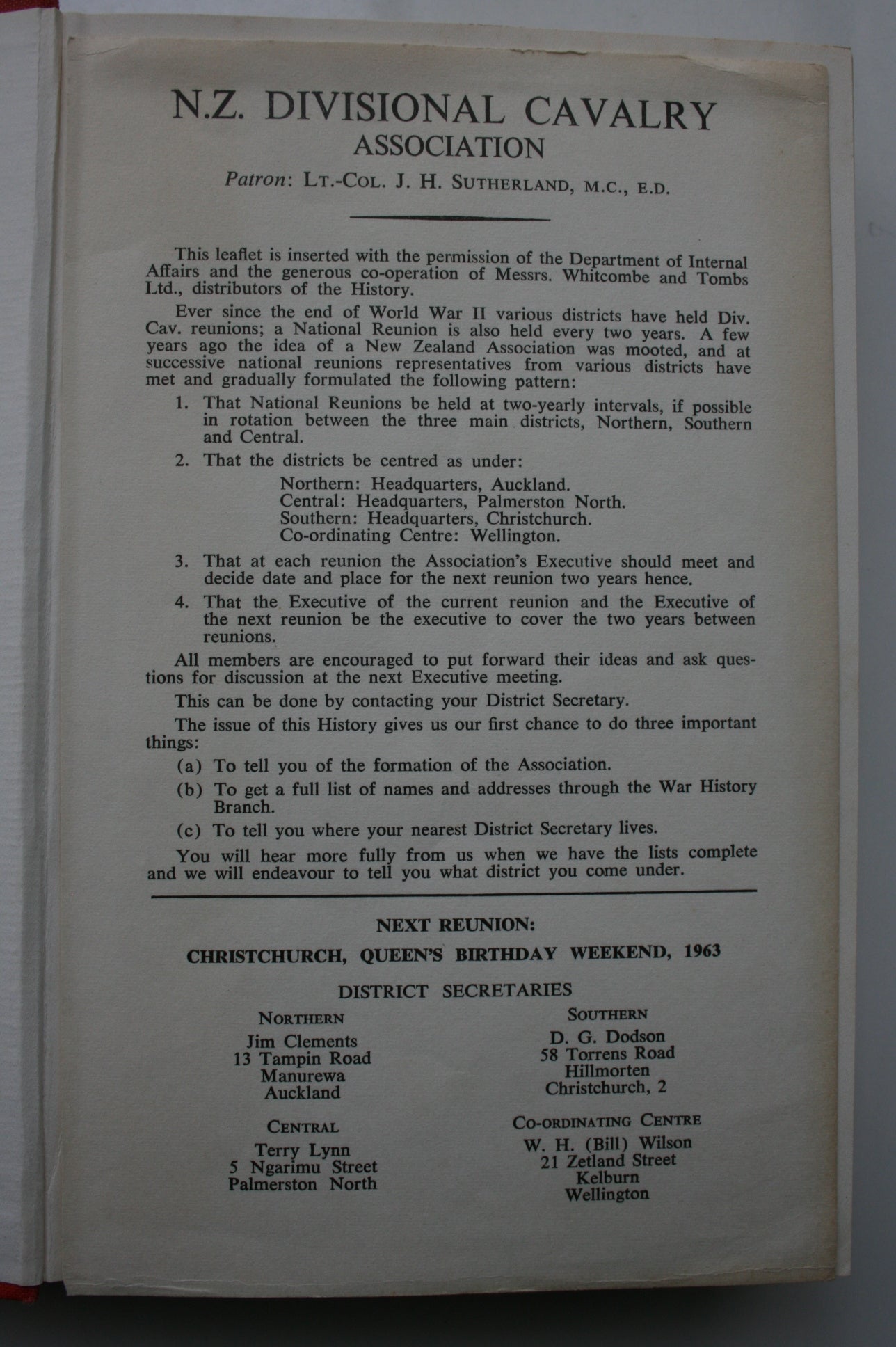 Divisional Cavalry: Official History of New Zealand in the Second World War 1939 - 45 by R J Loughnan.