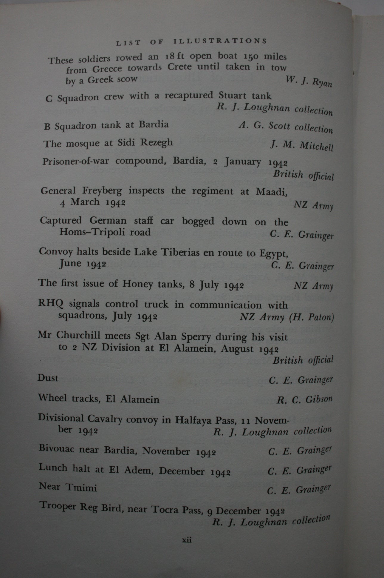 Divisional Cavalry: Official History of New Zealand in the Second World War 1939 - 45 by R J Loughnan.