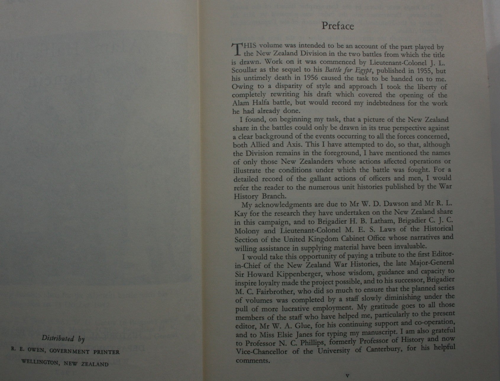 Alam Halfa and Alamein Official History of New Zealand in the Second World War 1939-45