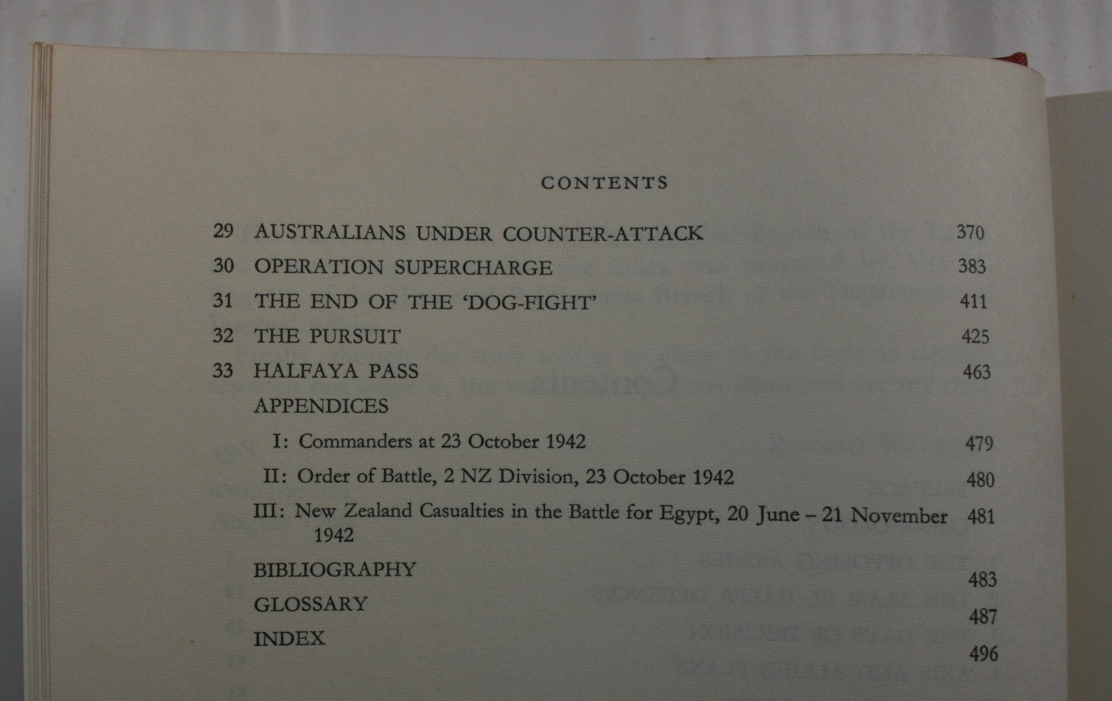Alam Halfa and Alamein Official History of New Zealand in the Second World War 1939-45