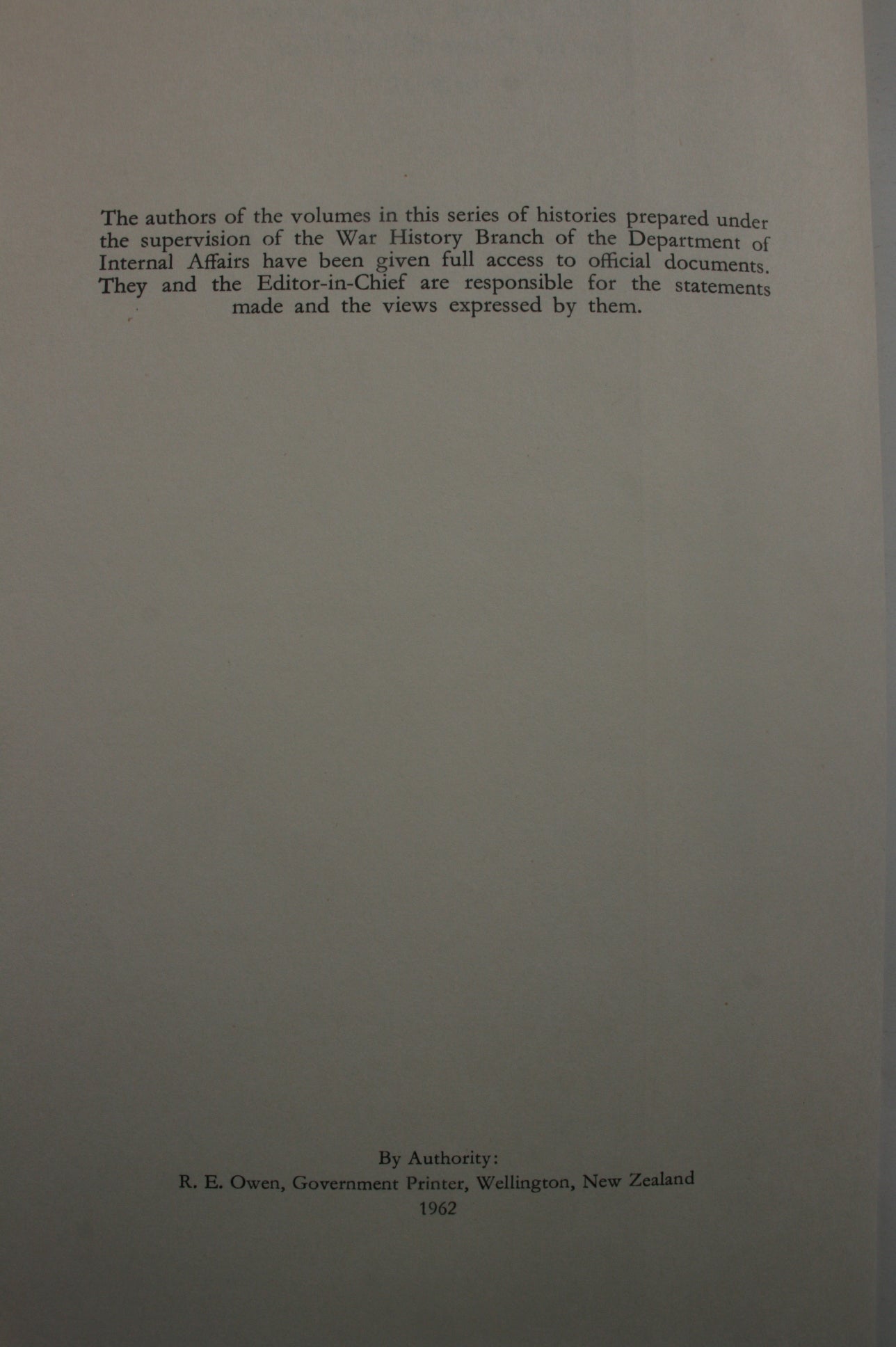 Bardia to Enfidaville. Official History of New Zealand in the Second World War 1939-45: By W.G. STEVENS.