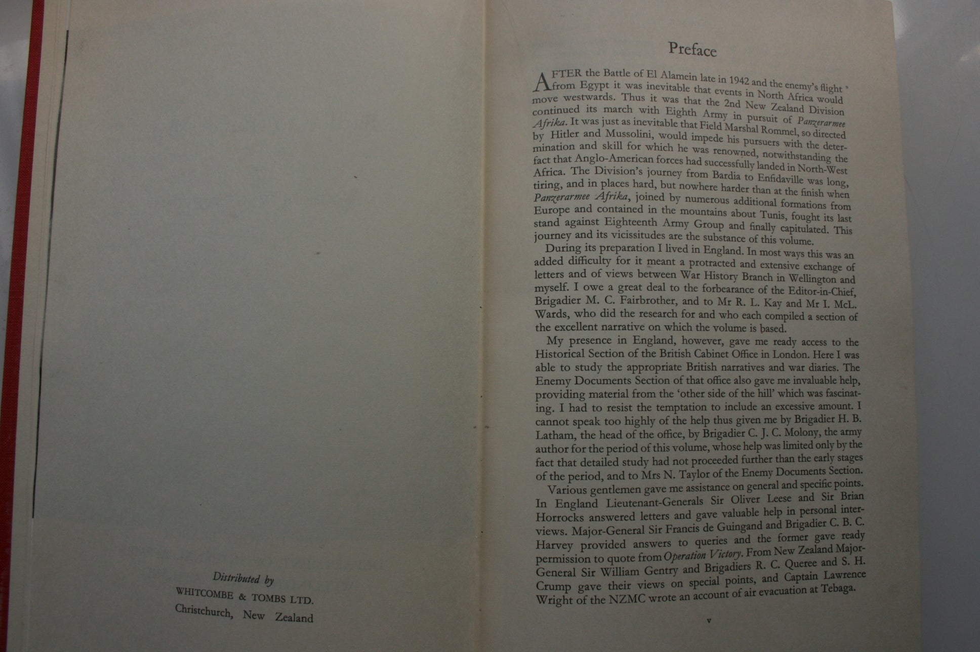 Bardia to Enfidaville. Official History of New Zealand in the Second World War 1939-45: By W.G. STEVENS.