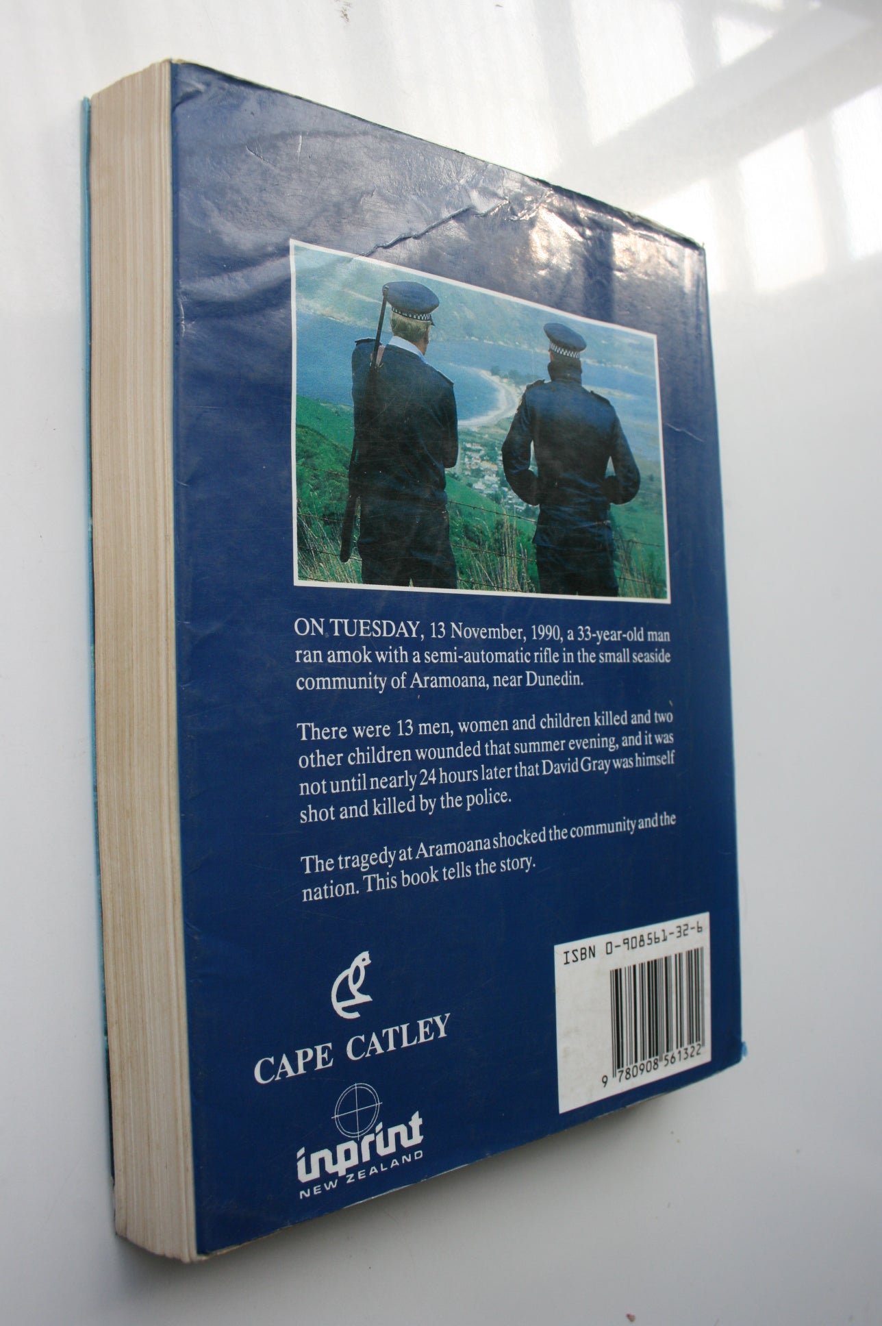 Tragedy At Aramoana. By Paul Bensemann. Publisher: Cape Catley, Whatamongo Bay, 1991. RARE.