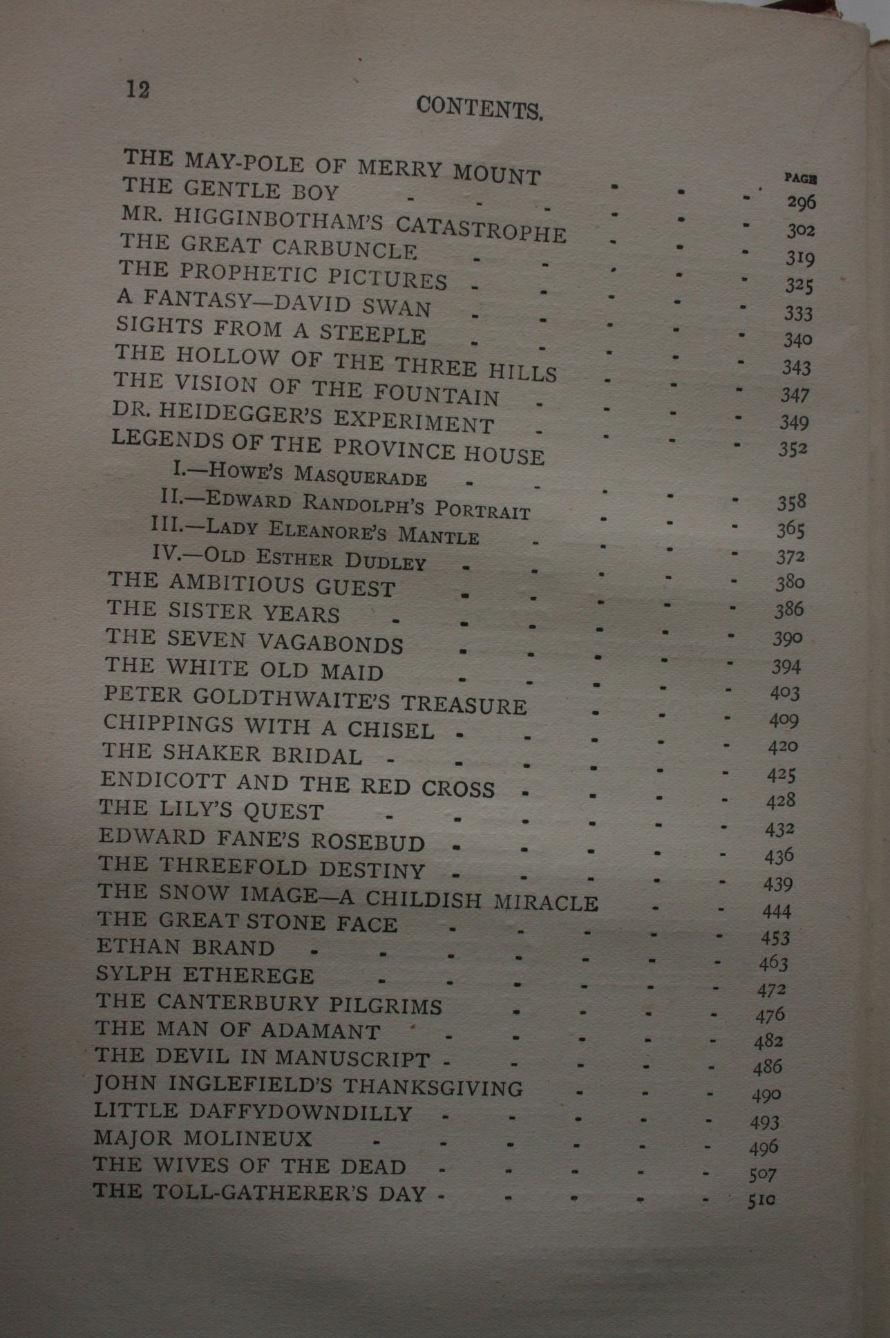The Popular Tales Of Nathaniel Hawthorne 1895