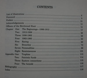 100 Years Birchwood Hunt by V G Boyle.