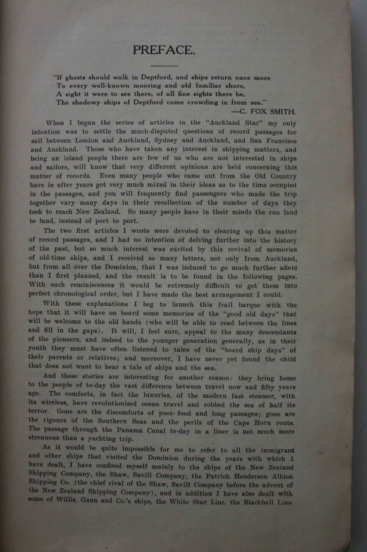 White Wings. Fifty Years of Sail in the New Zealand Trade 1850-1900. Volume I. FIRST EDITION.