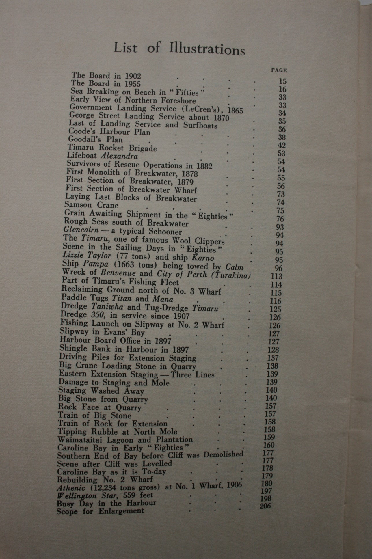 The Port of Timaru 1852-1955. By Charles E Hassall. 1955. First Edition.