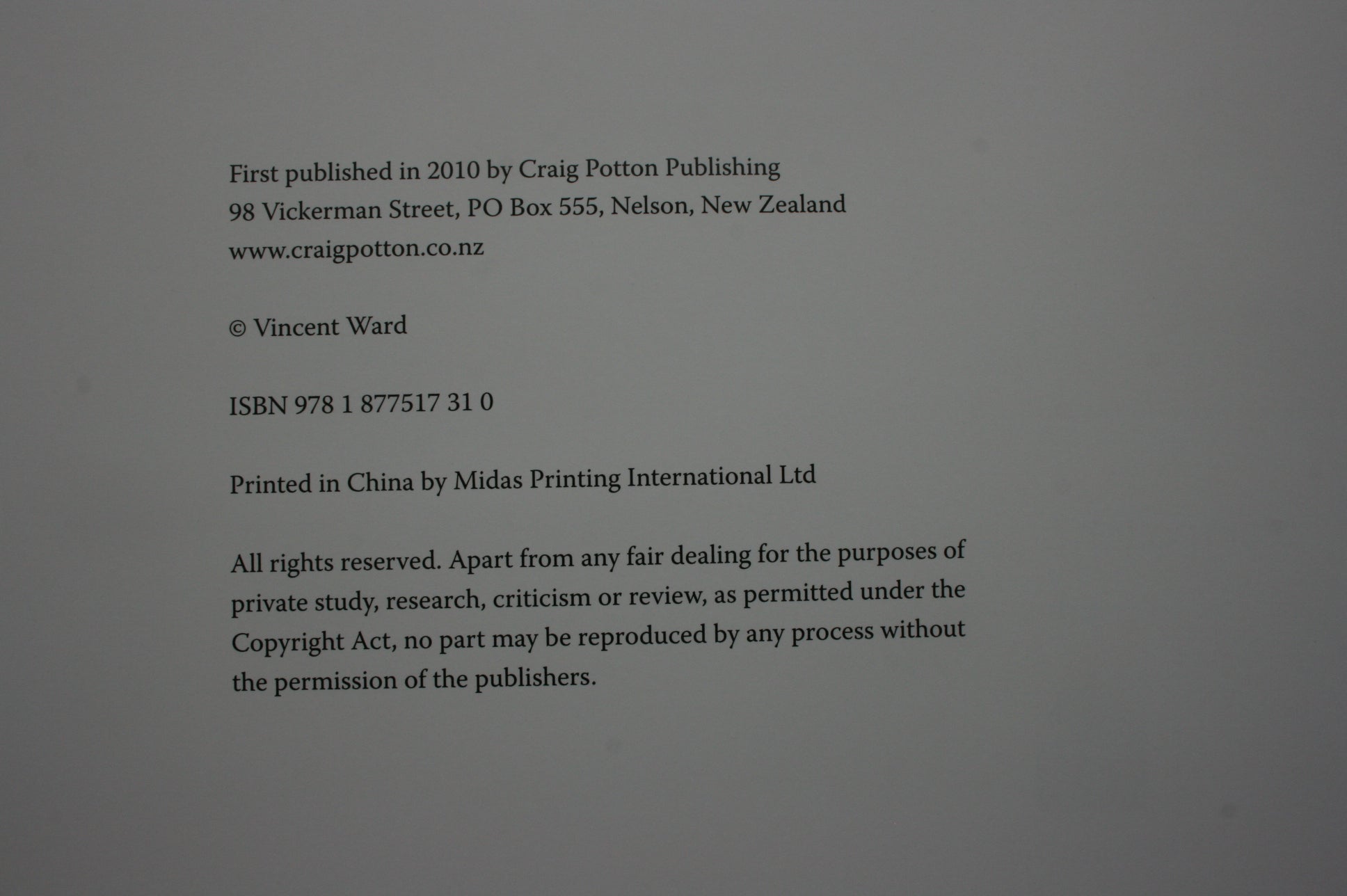 The Past Awaits People, Images, Film By Vincent Ward.