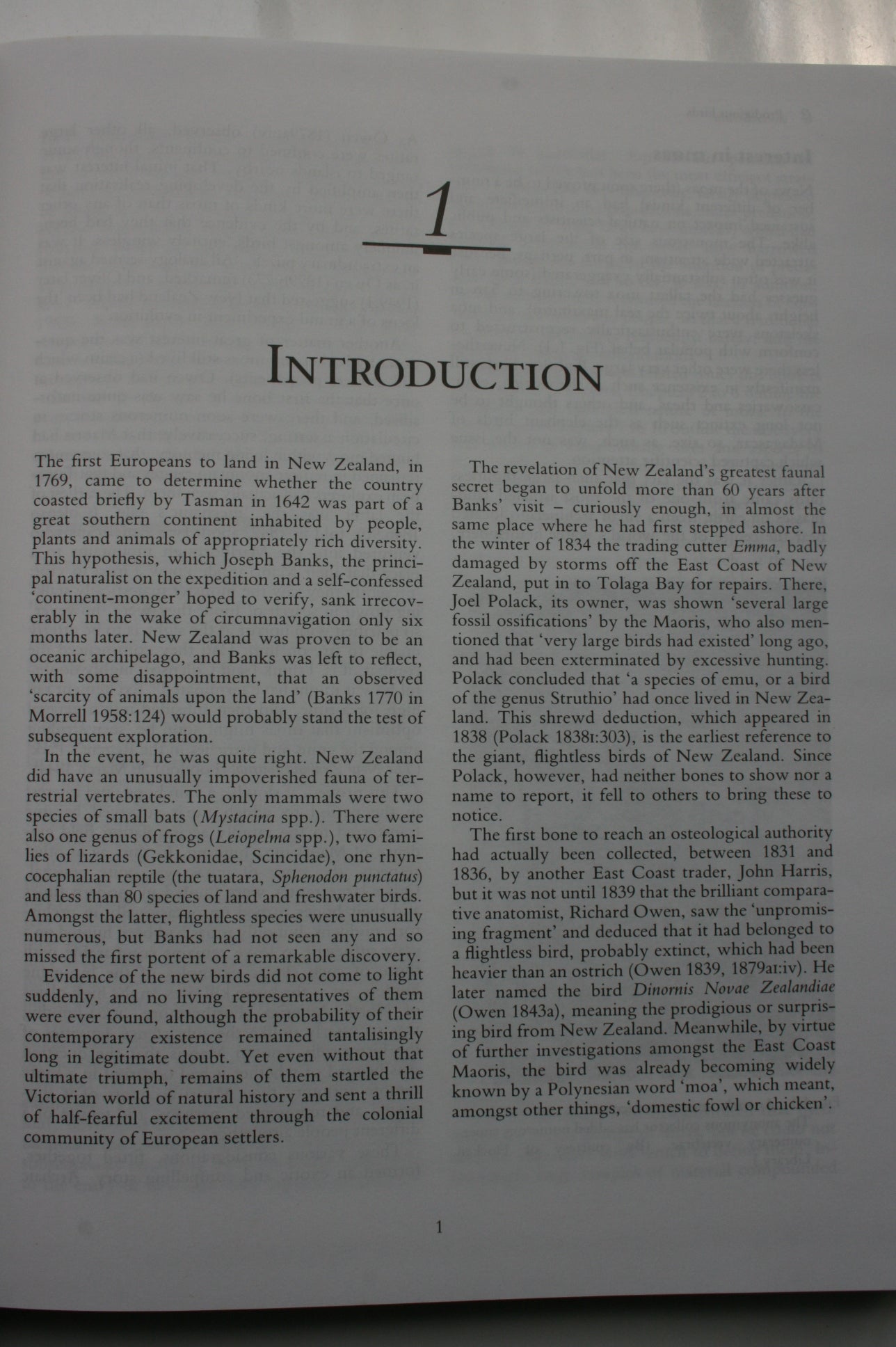 Prodigious Birds: Moas and Moa-Hunting in New Zealand. FIRST EDITION HARDBACK