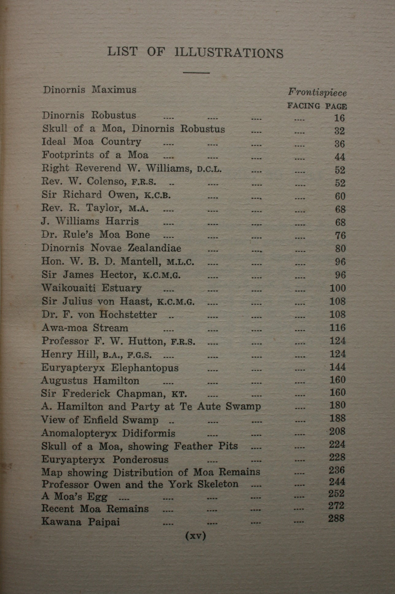 The Mystery of the Moa: New Zealand's Avian Giant by T. Lindsay Buick. 1931. FIRST EDITION. VERY SCARCE.