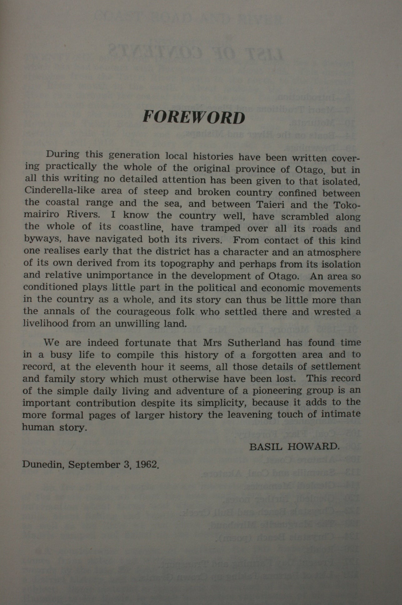 Coast Road and River: The Story of Taieri Mouth, Taieri Beach, Glenledi and Akatore by Gwen Sutherland (compiler).