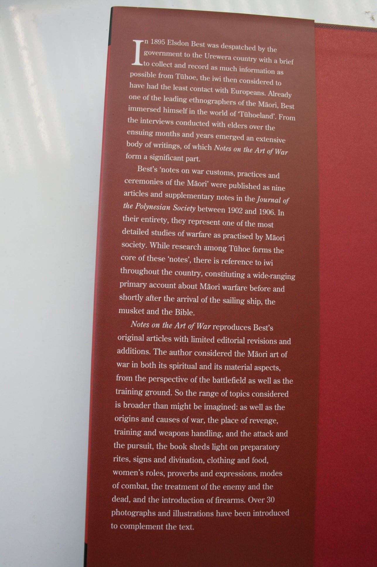 Notes on the Art of War: As conducted by the Maori of New Zealand, with accounts of various customs, rites, superstitions, &c., pertaining to war, as practised and believed in by the ancient Maori