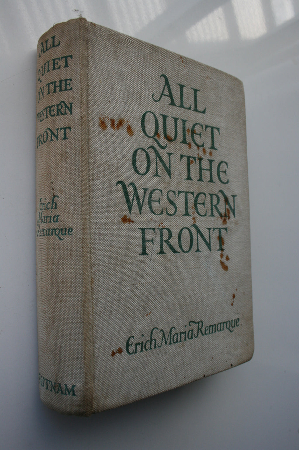 All Quiet on the Western Front by Erich Maria Remarque. 1929