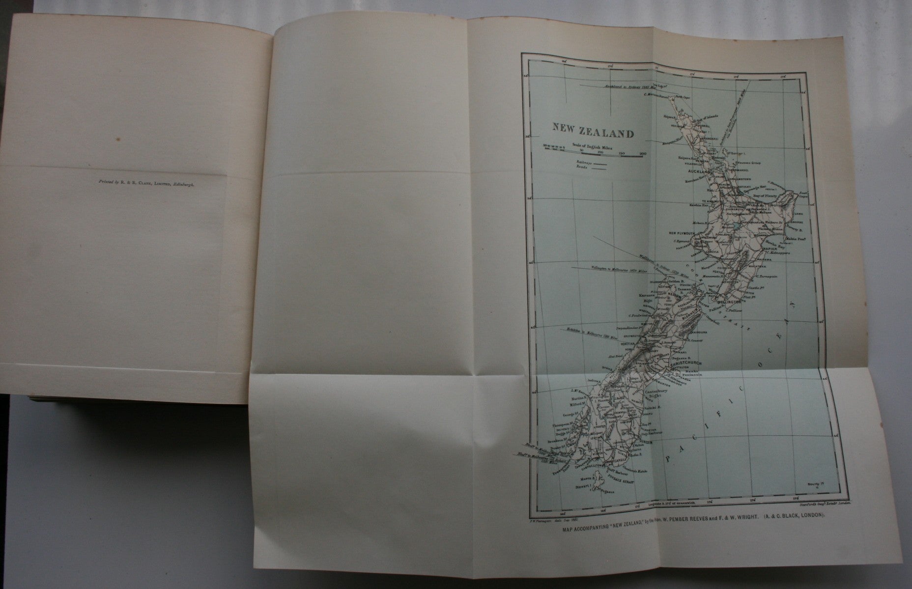 New Zealand : Painted By F & W Wright, described by William Pember Reeves.