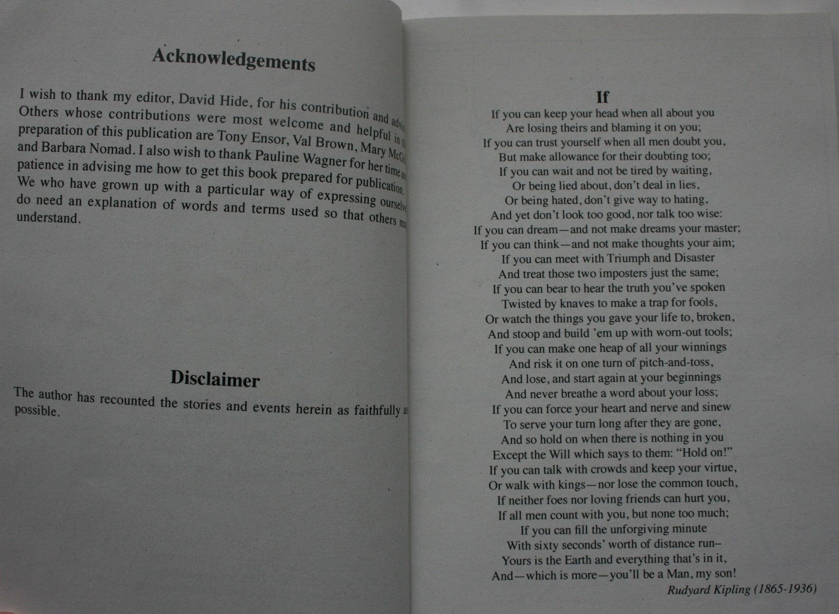 Coal Dust and Sawdust: Life in the Buller a Generation Ago. SIGNED BY AUTHOR W. J. Bennett.