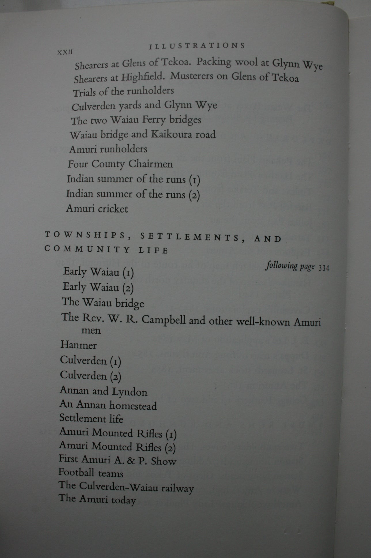 The Amuri A County History by W.J. Gardner.