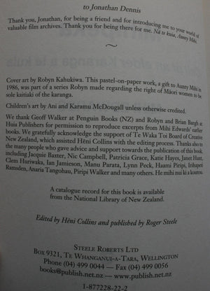 Mihipeka: Te Karanga a Te Kuia (The Call of an Elder). By Mihi Edwards. SIGNED MIHIPEKA. VERY SCARCE.