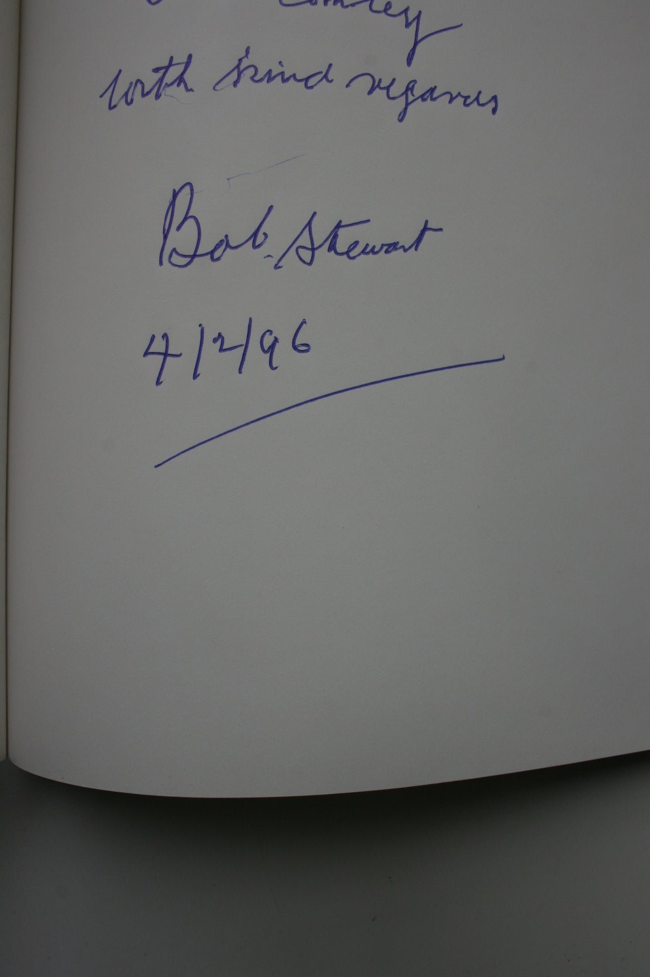 From Tin Shed to Knighthood. SIGNED BY AUTHOR Bob Stewart.