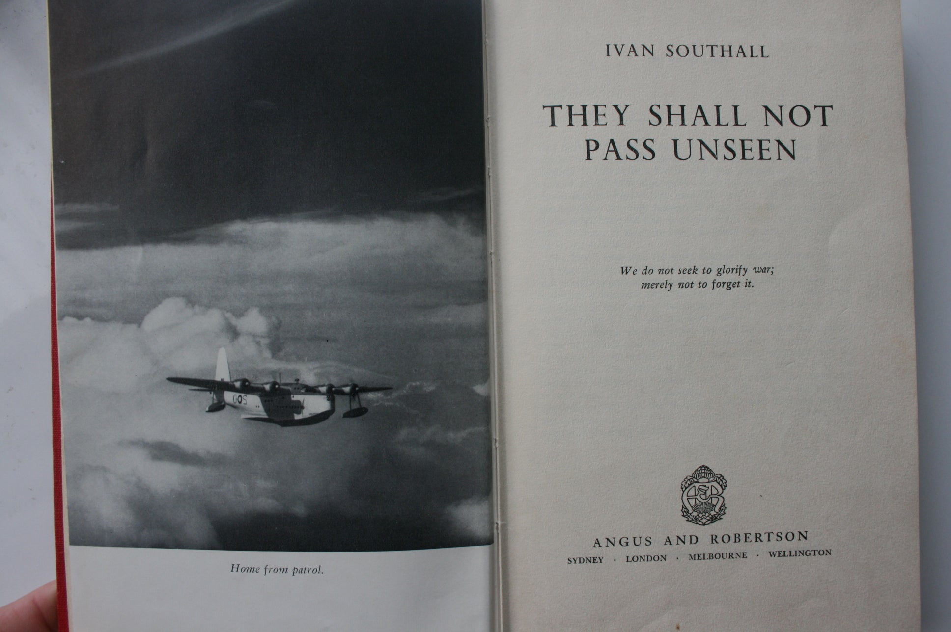 They Shall Not Pass Unseen. FIRST EDITION.