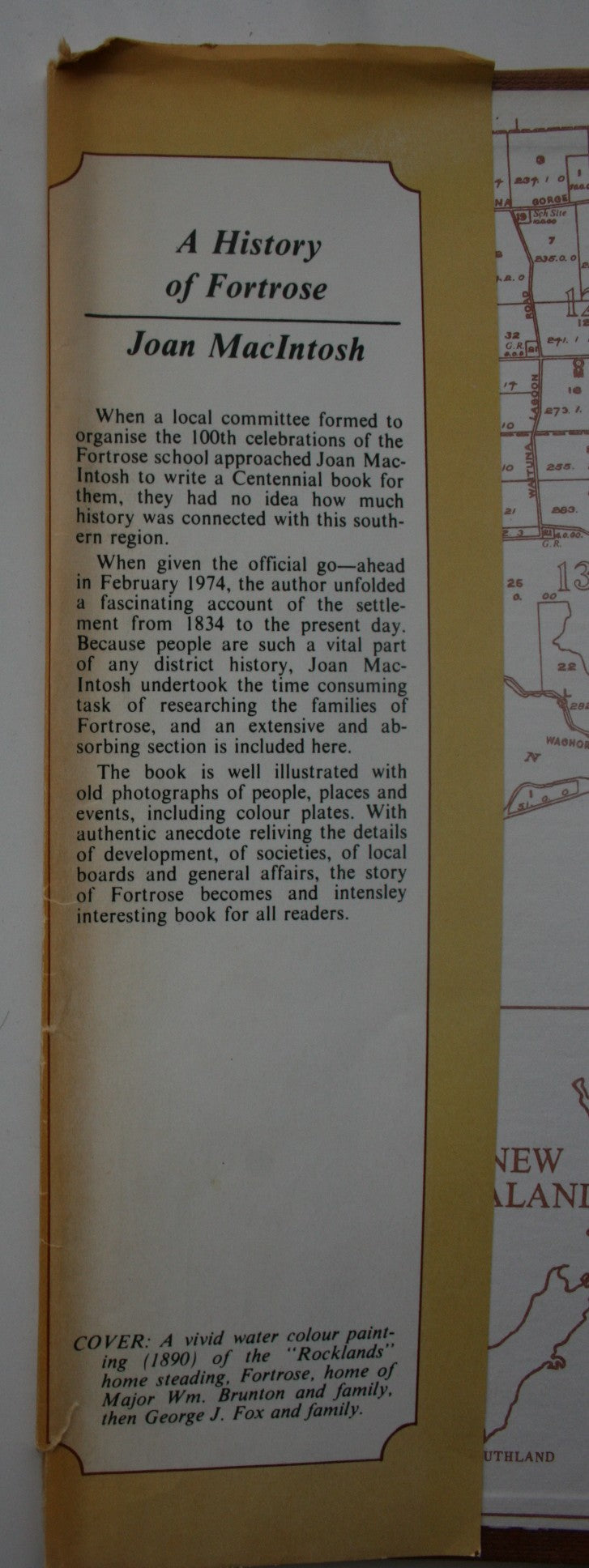 A History of Fortrose by Joan MacIntosh. 1975, First Edition.