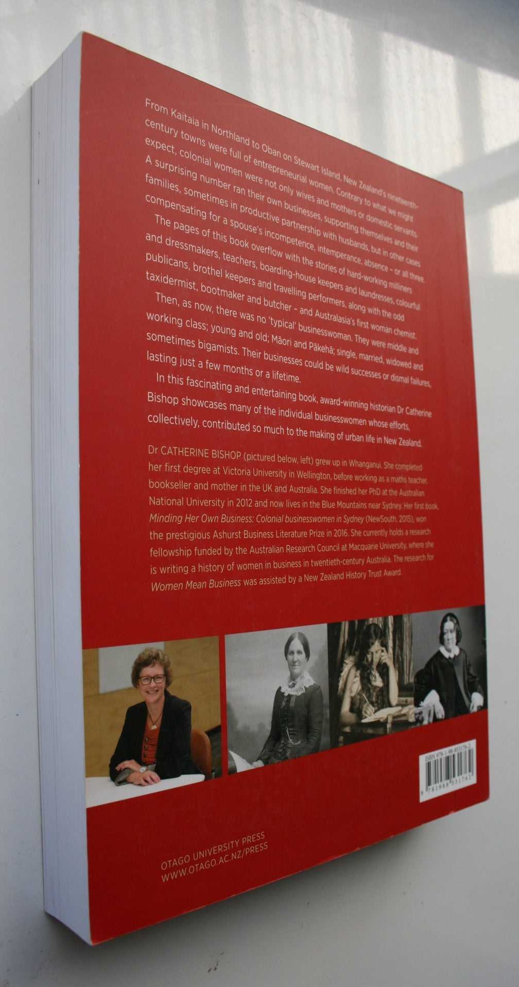 Women Mean Business Colonial Businesswomen in New Zealand by Catherine Bishop. SIGNED BY AUTHOR.