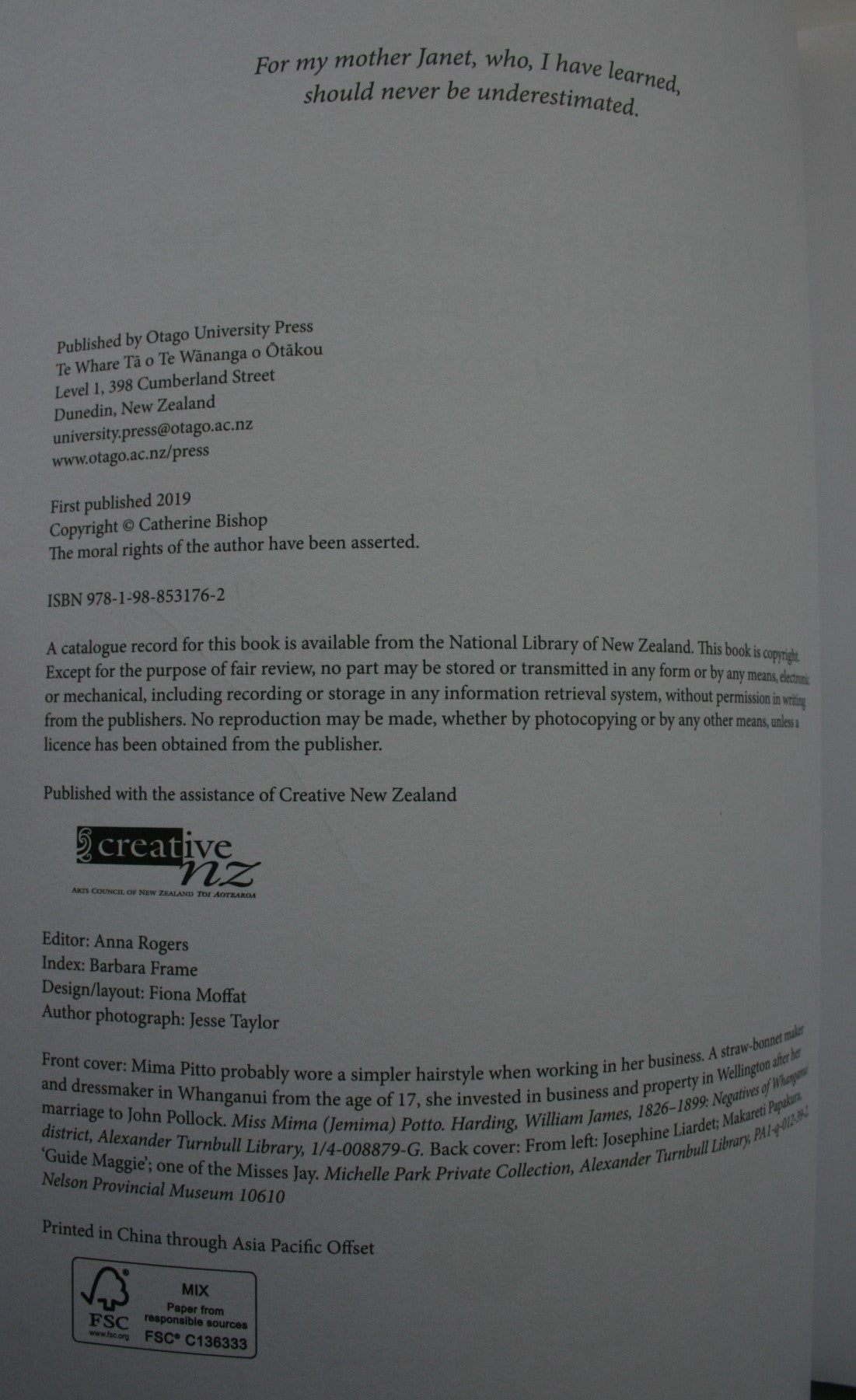 Women Mean Business Colonial Businesswomen in New Zealand by Catherine Bishop. SIGNED BY AUTHOR.