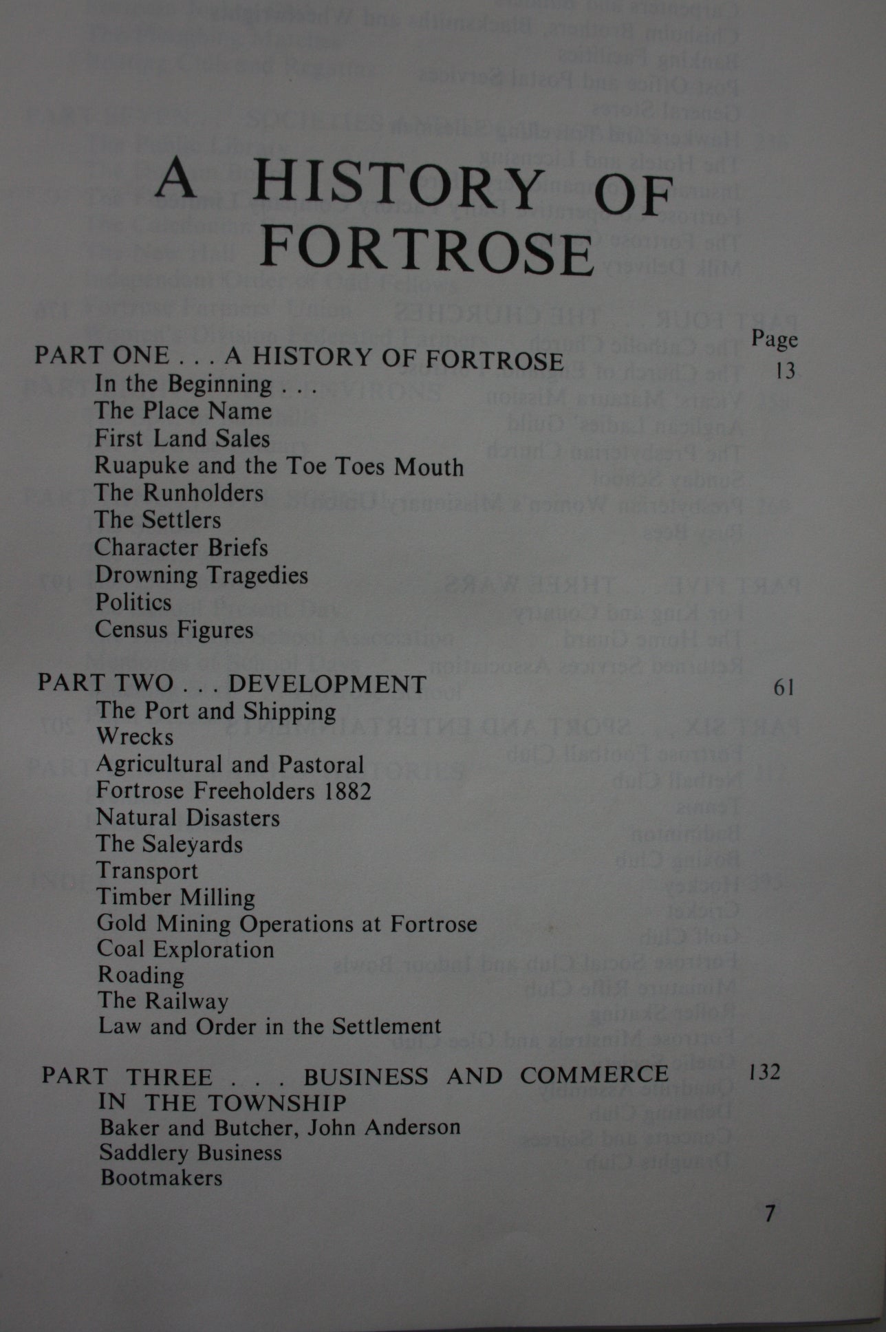 A History of Fortrose by Joan MacIntosh. 1975, First Edition.