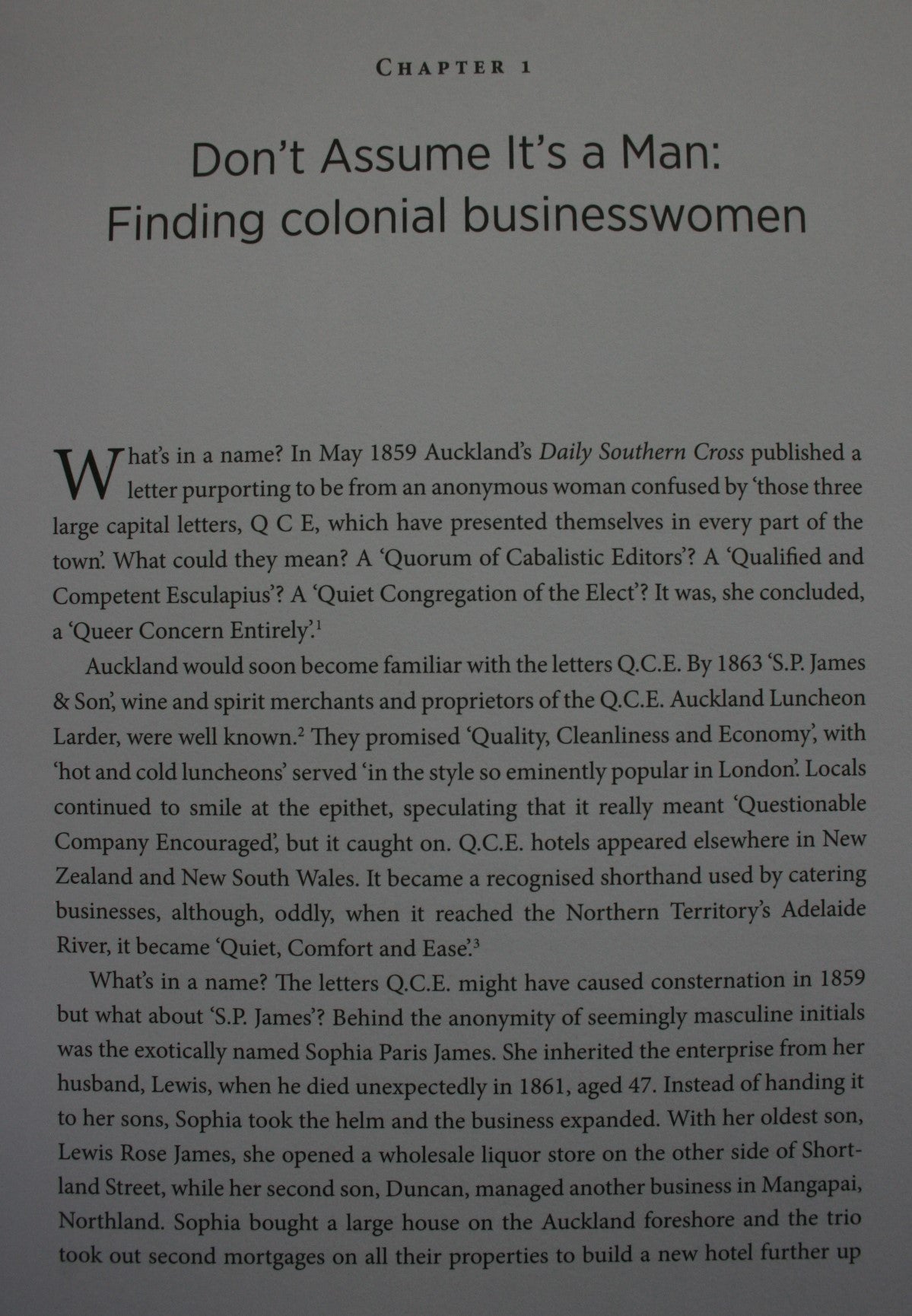 Women Mean Business Colonial Businesswomen in New Zealand by Catherine Bishop. SIGNED BY AUTHOR.