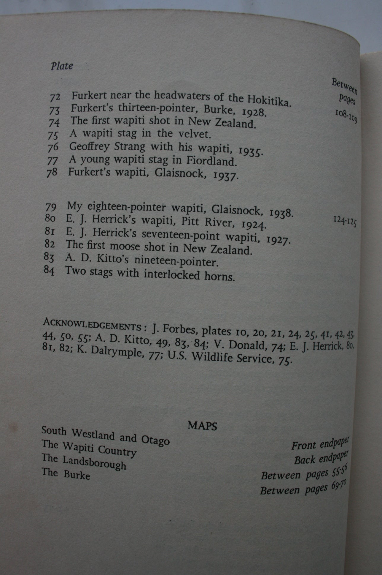 My Stalking Memories by Major R.A. Wilson. 1961, FIRST EDITION, FIRST PRINTING.
