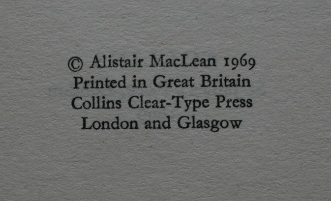 Alistair Maclean. First Editions. Hardbacks