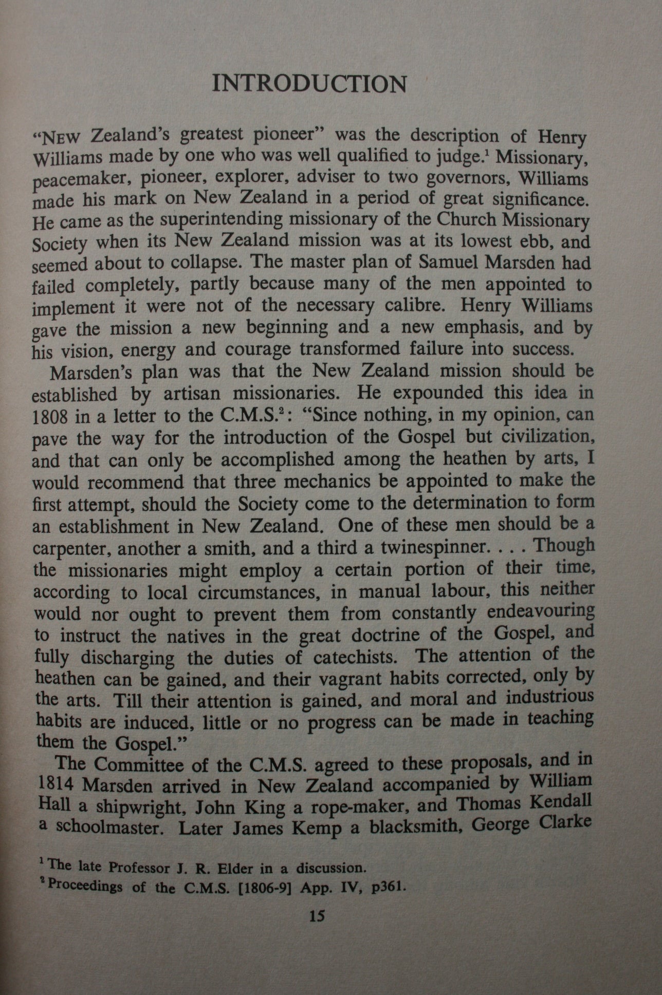 The Early Journals of Henry Williams. SIGNED LIMITED FIRST EDITION