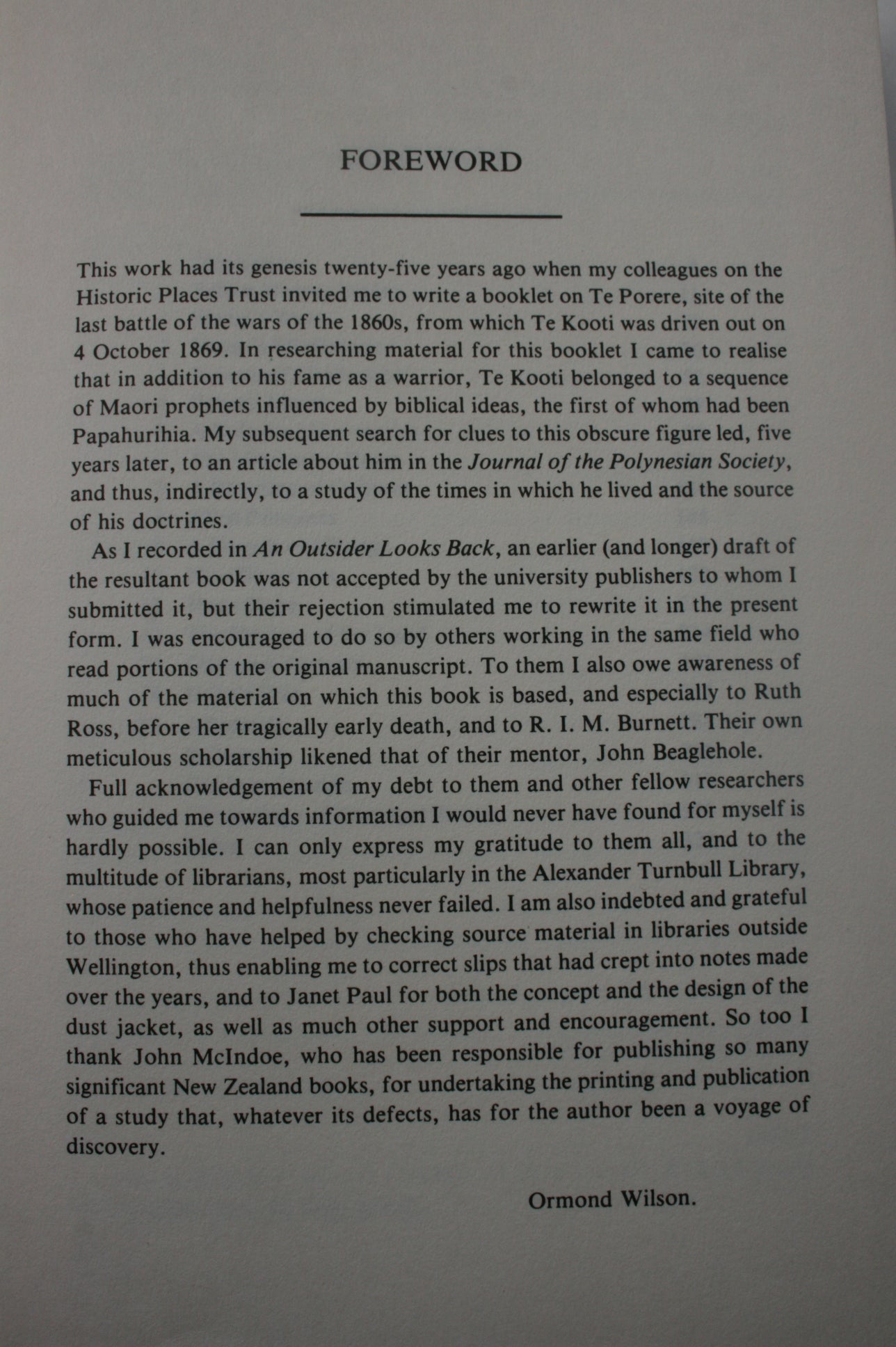 From Hongi Hika to Hone Heke: A quarter century of upheaval. FIRST EDITION.