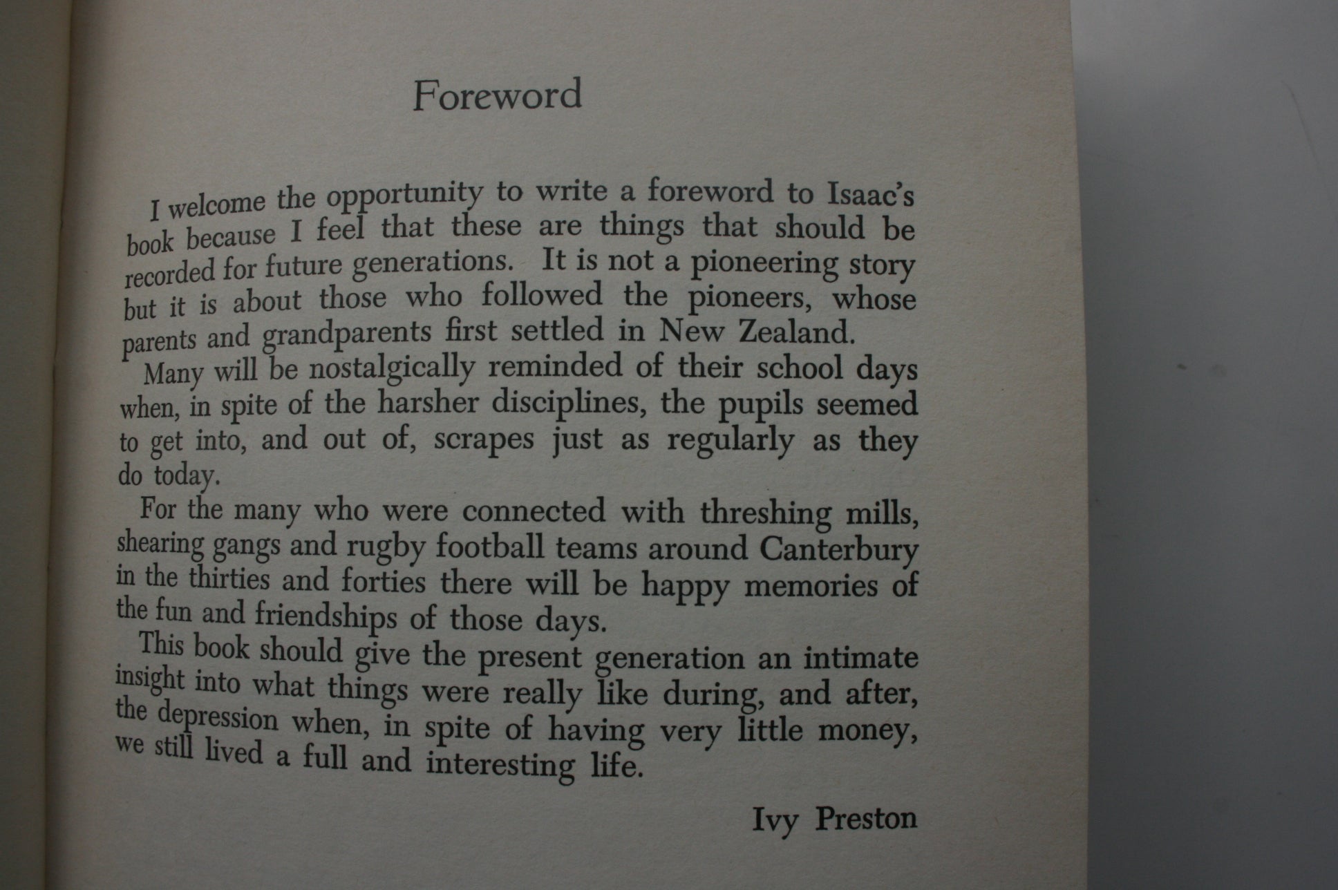 The Lyalldale Waltz: A Light-hearted Look at Rural Life about South Canterbury over the past Seventy Years. SIGNED BY AUTHOR.