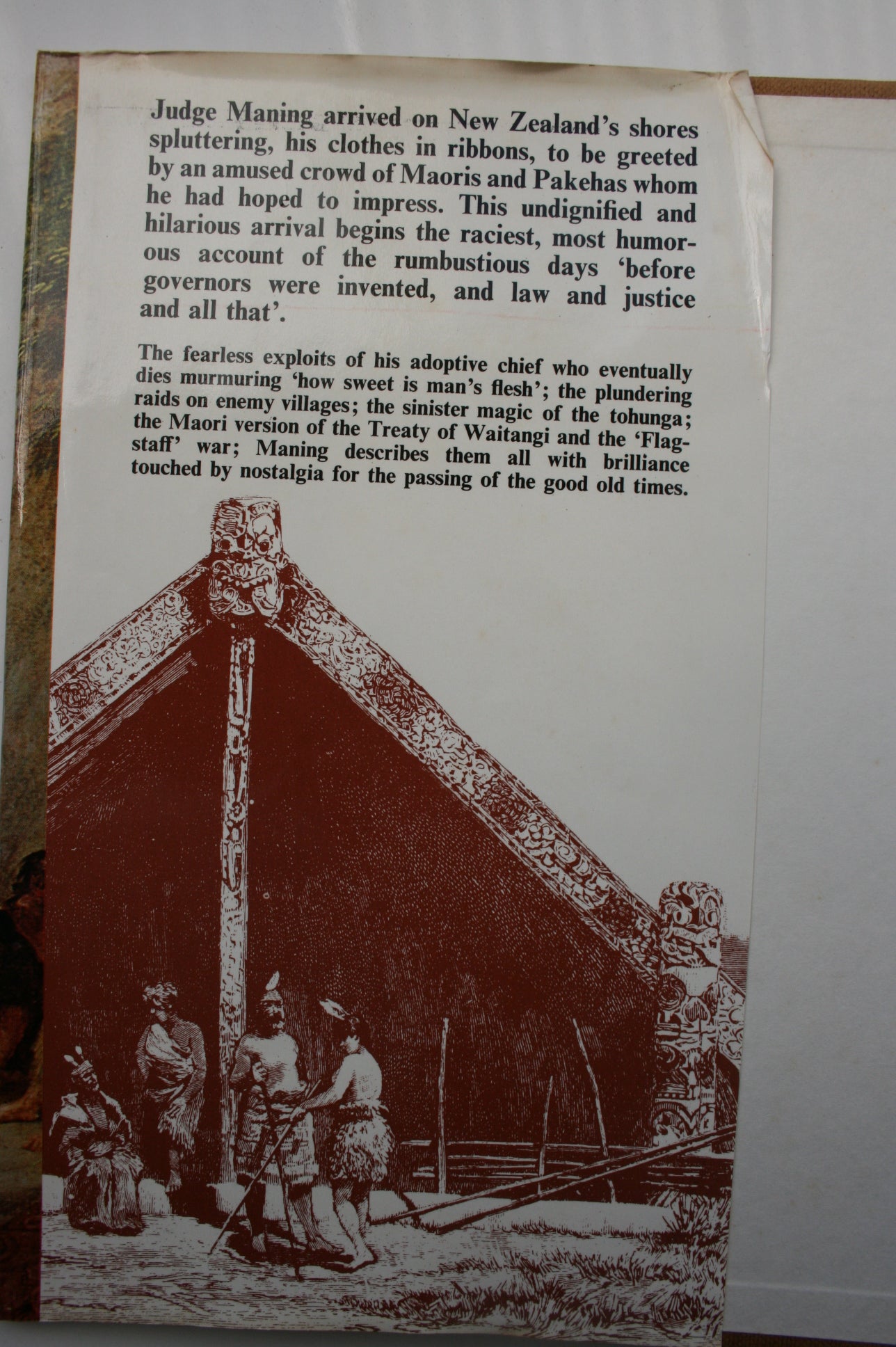 Old New Zealand Tale of the Good Old Times by a Pakeha Maori By F.E. Maning.