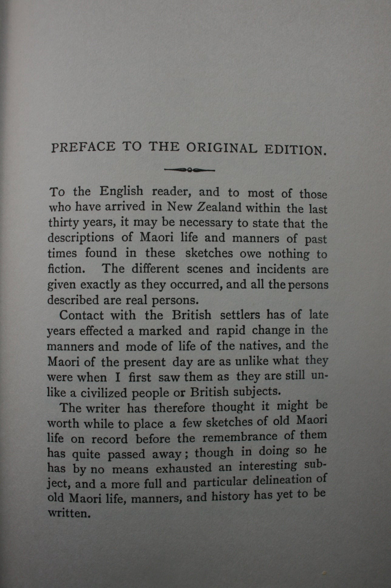 Old New Zealand Tale of the Good Old Times by a Pakeha Maori By F.E. Maning.
