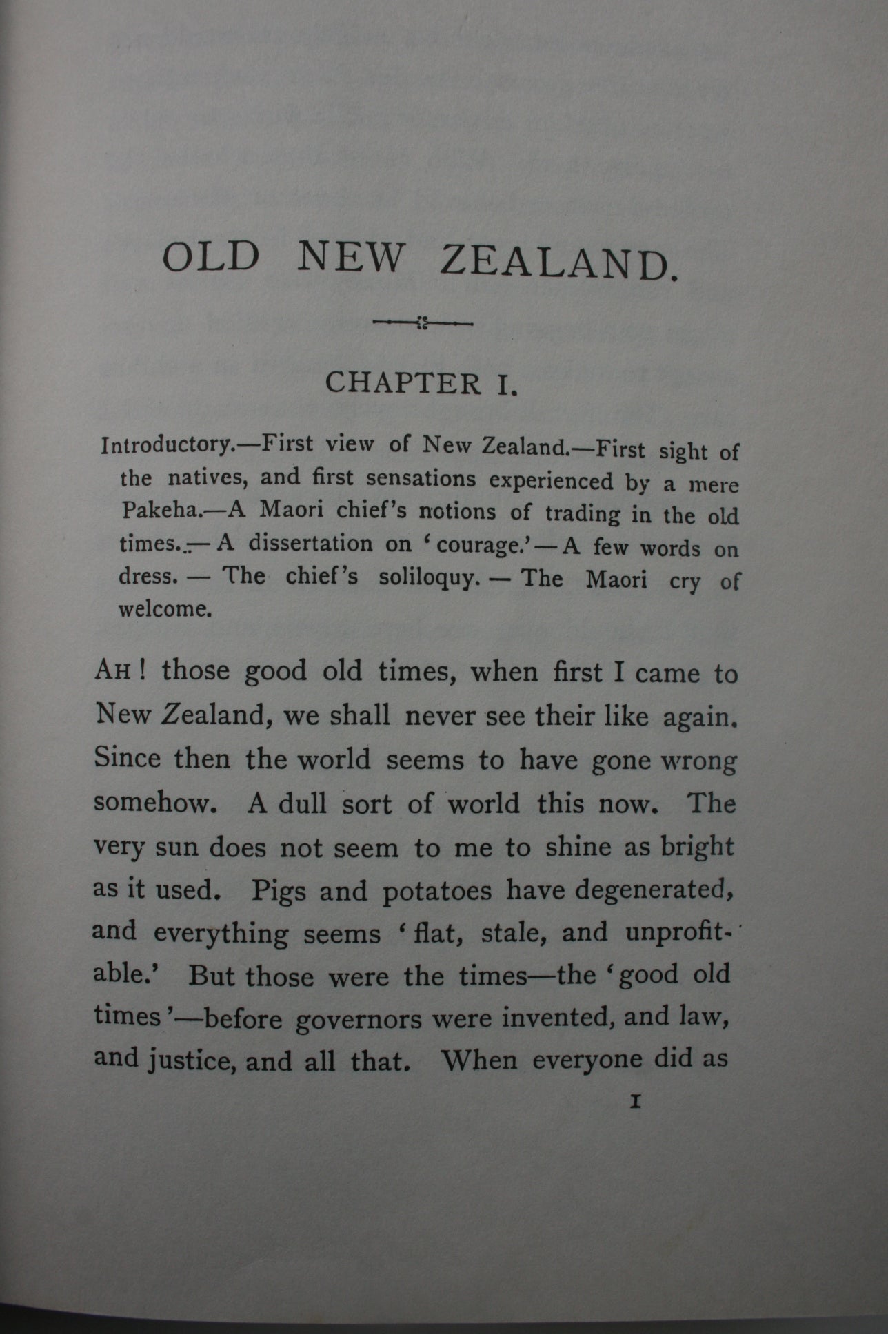 Old New Zealand Tale of the Good Old Times by a Pakeha Maori By F.E. Maning.