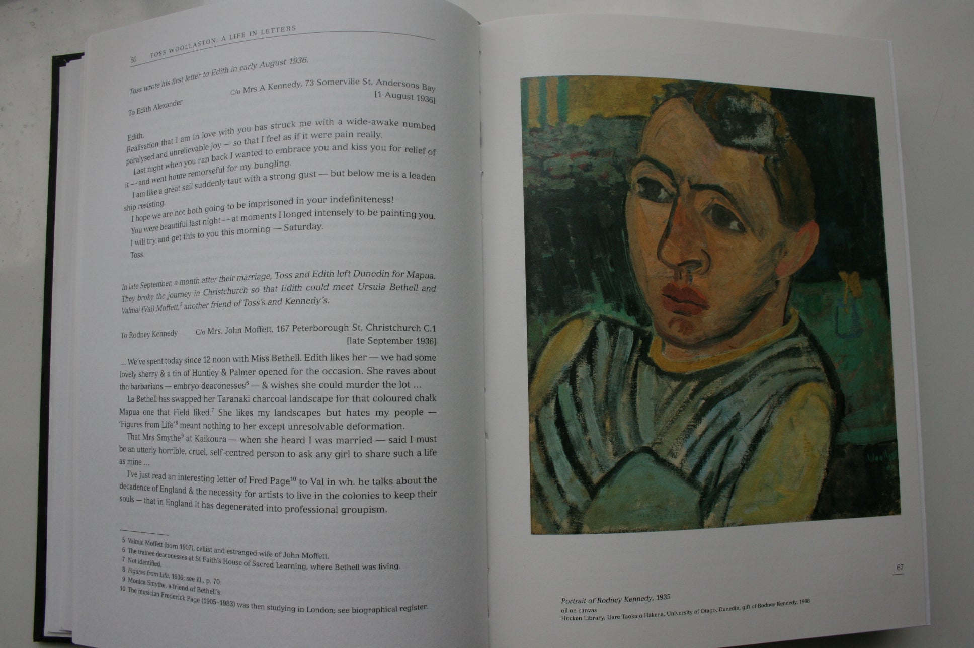 Toss Woollaston A Life in Letters Edited by Jill Trevelyan.