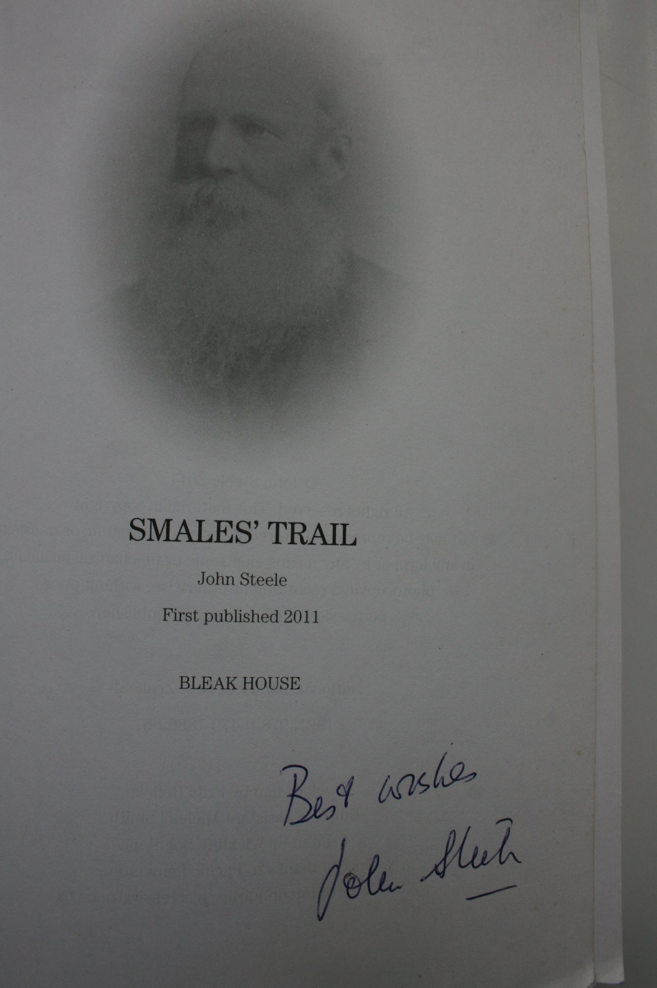 Smales' Trail SIGNED by author John Steele.