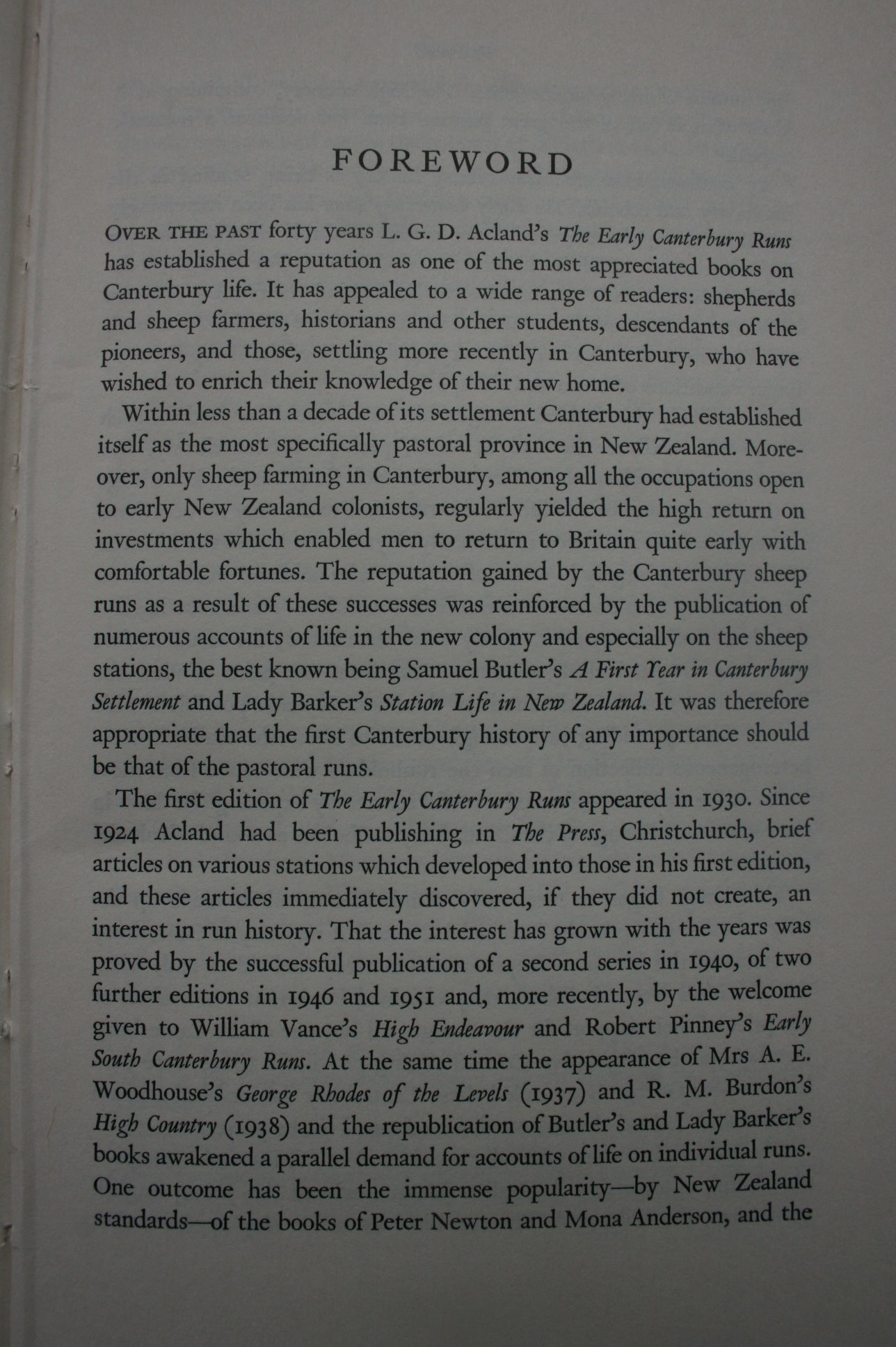 The Early Canterbury Runs. 4th Revised Edition.