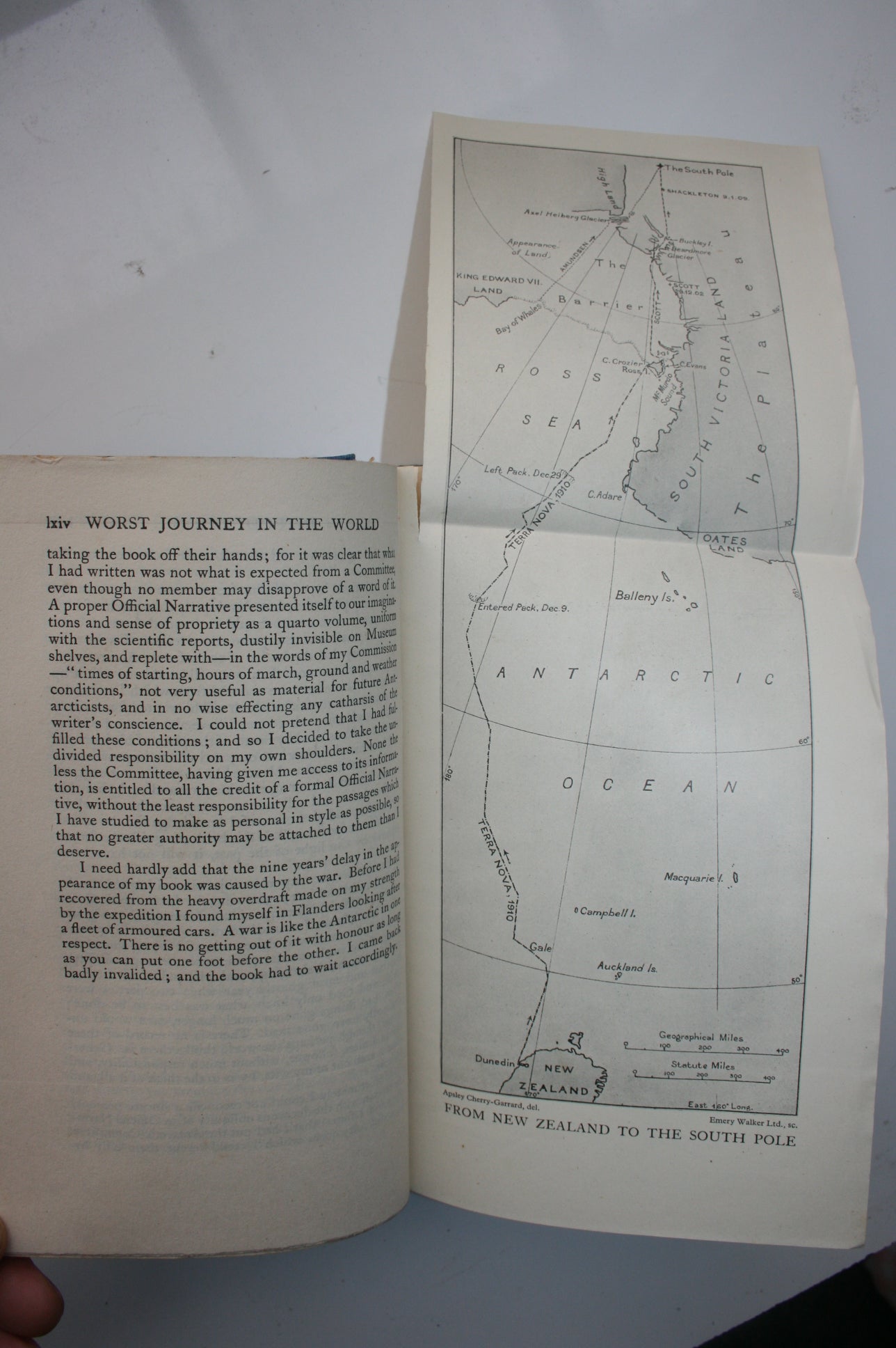 The Worst Journey in the World Antarctic 1910-1913 by Apsley Cherry-Garrard. With maps, and illustrations by the late Doctor Edward A. Wilson and the author.