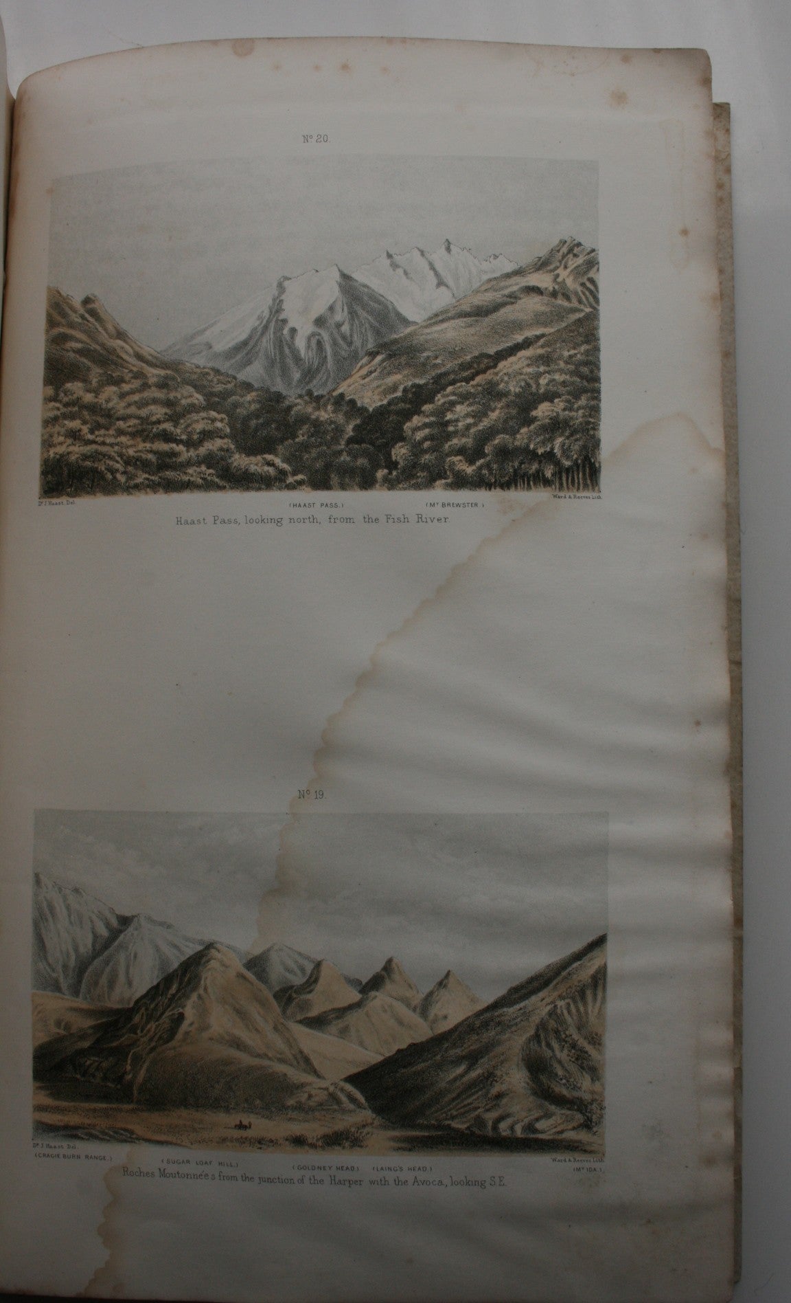 Report on the Headwaters of the River Rakaia. 1867. INSCRIBED BY AUTHOR.