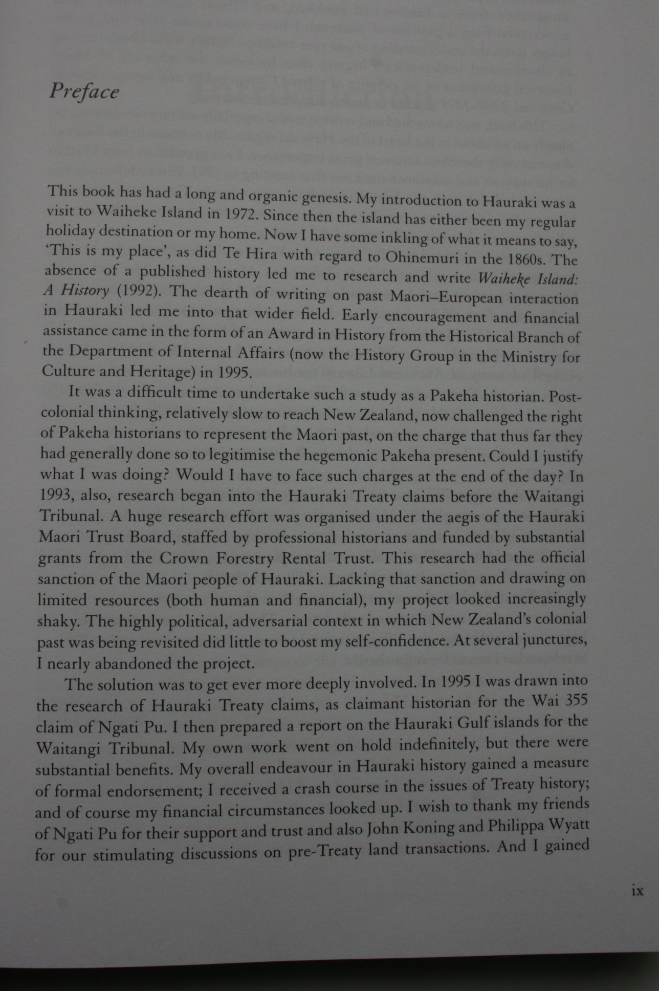 Hauraki Contested, 1769-1875 (Previously titled: "This Is My Place") by Paul Monin.