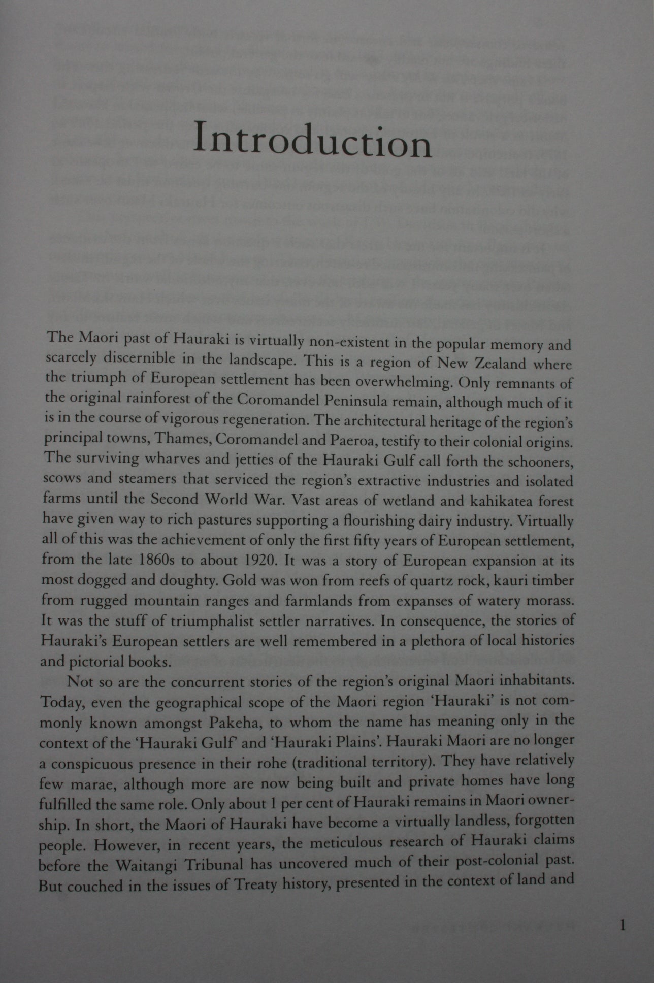 Hauraki Contested, 1769-1875 (Previously titled: "This Is My Place") by Paul Monin.