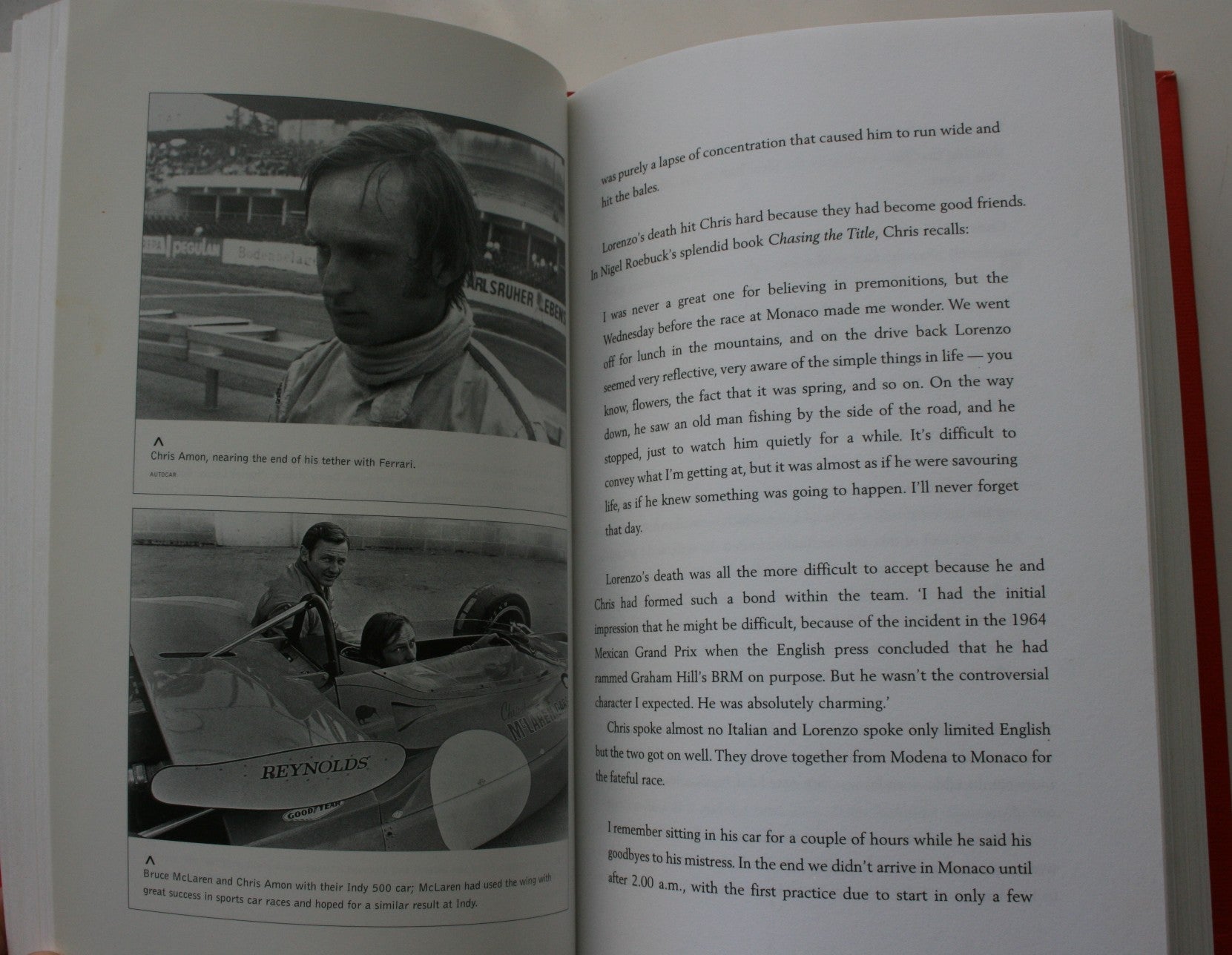 Forza Amon!: A Biography of Chris Amon. FIRST EDITION. By Eoin Young.