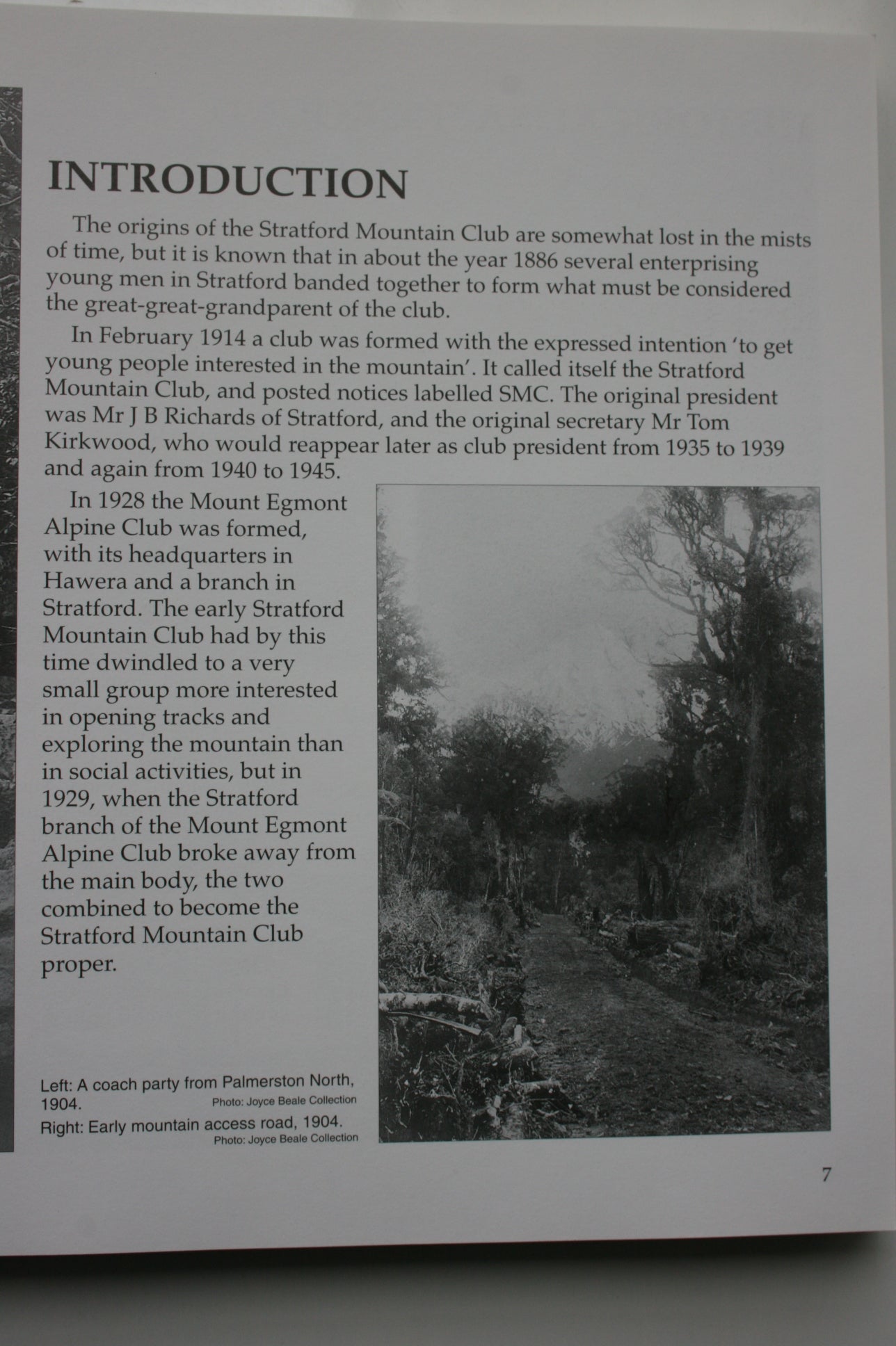 Manganui: A History of the Stratford Mountain Club