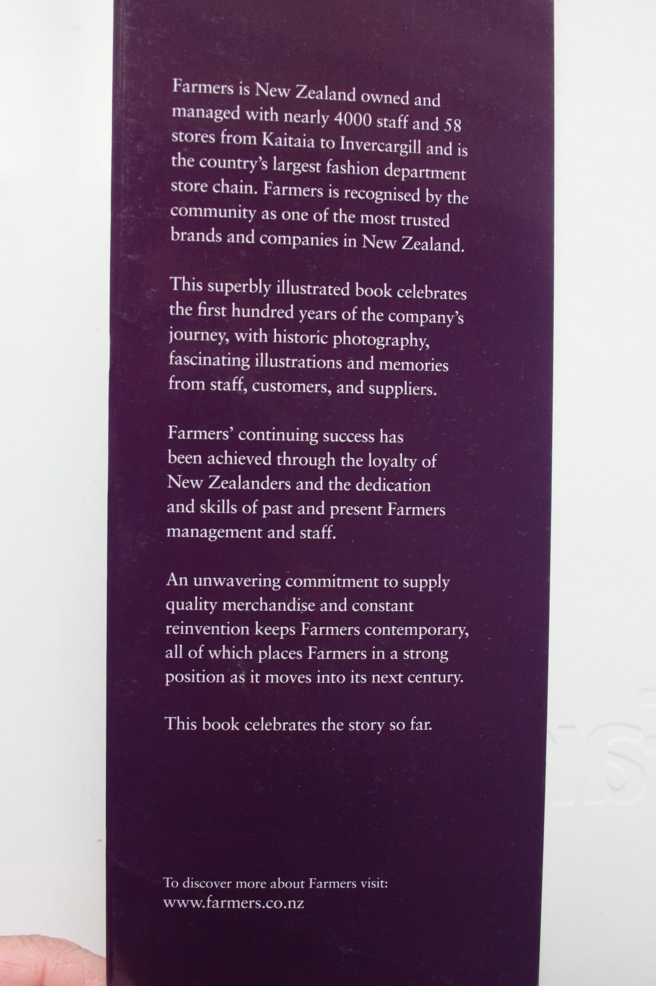 Farmers: Your Store For 100 Years. SIGNED.