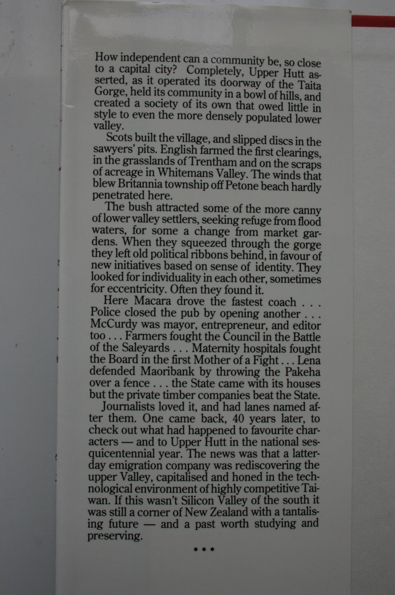 Upper Hutt The History by J A Kelleher. SIGNED BY AUTHOR